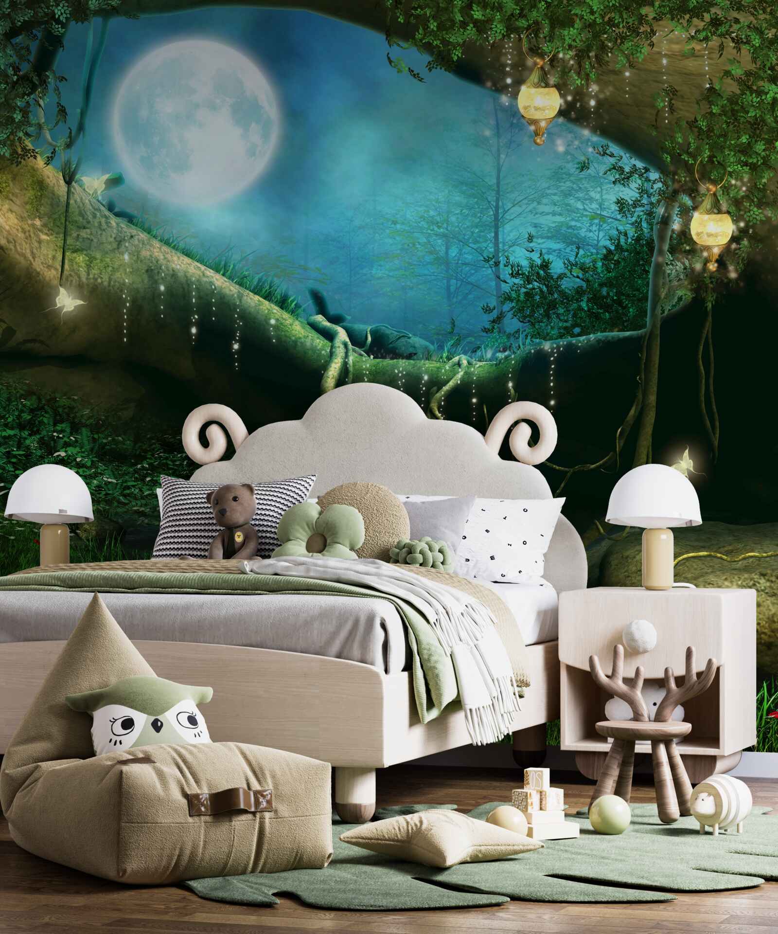 Fototapeta las z bajek