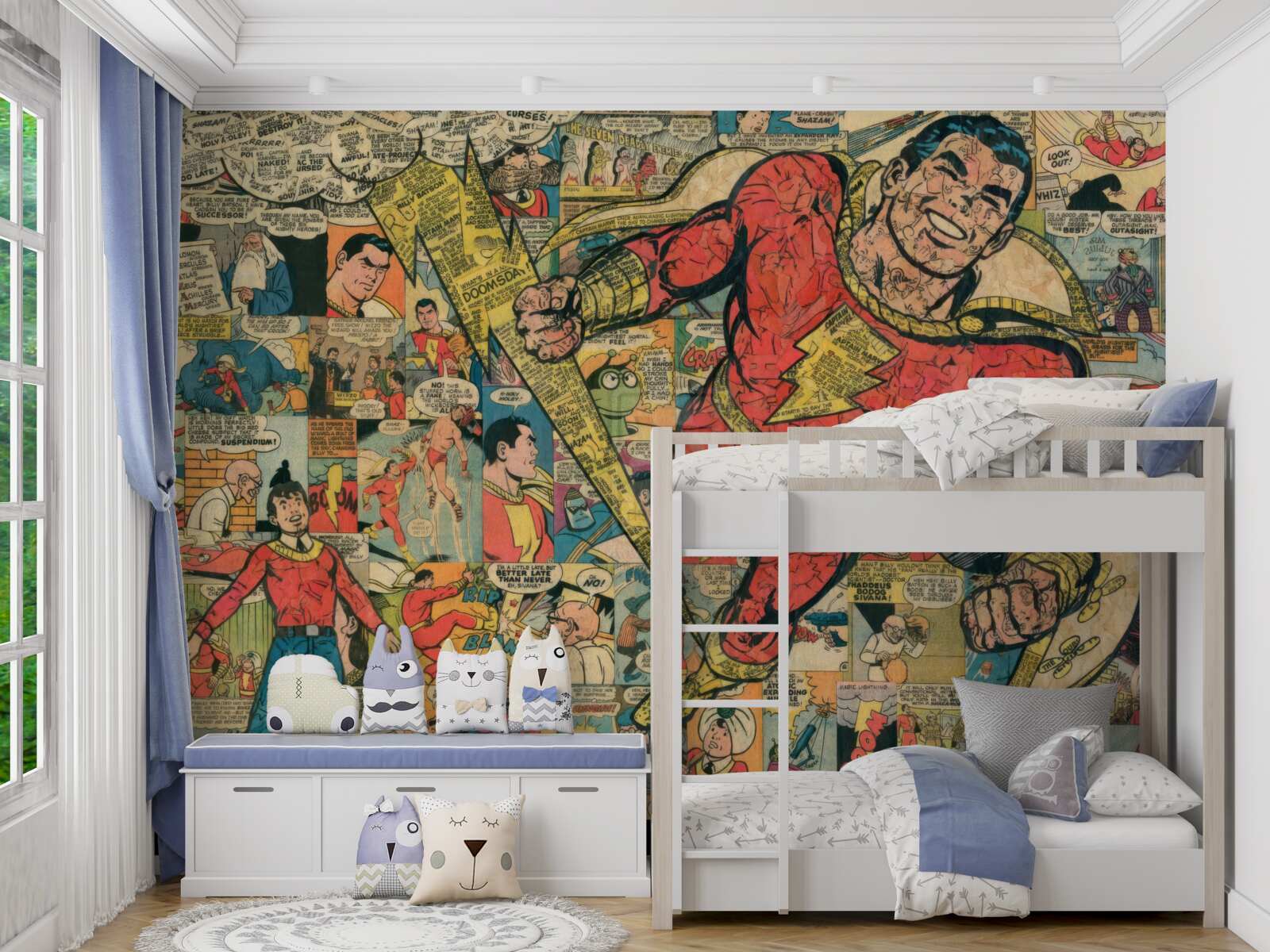 Fototapeta fragmenty komiksów