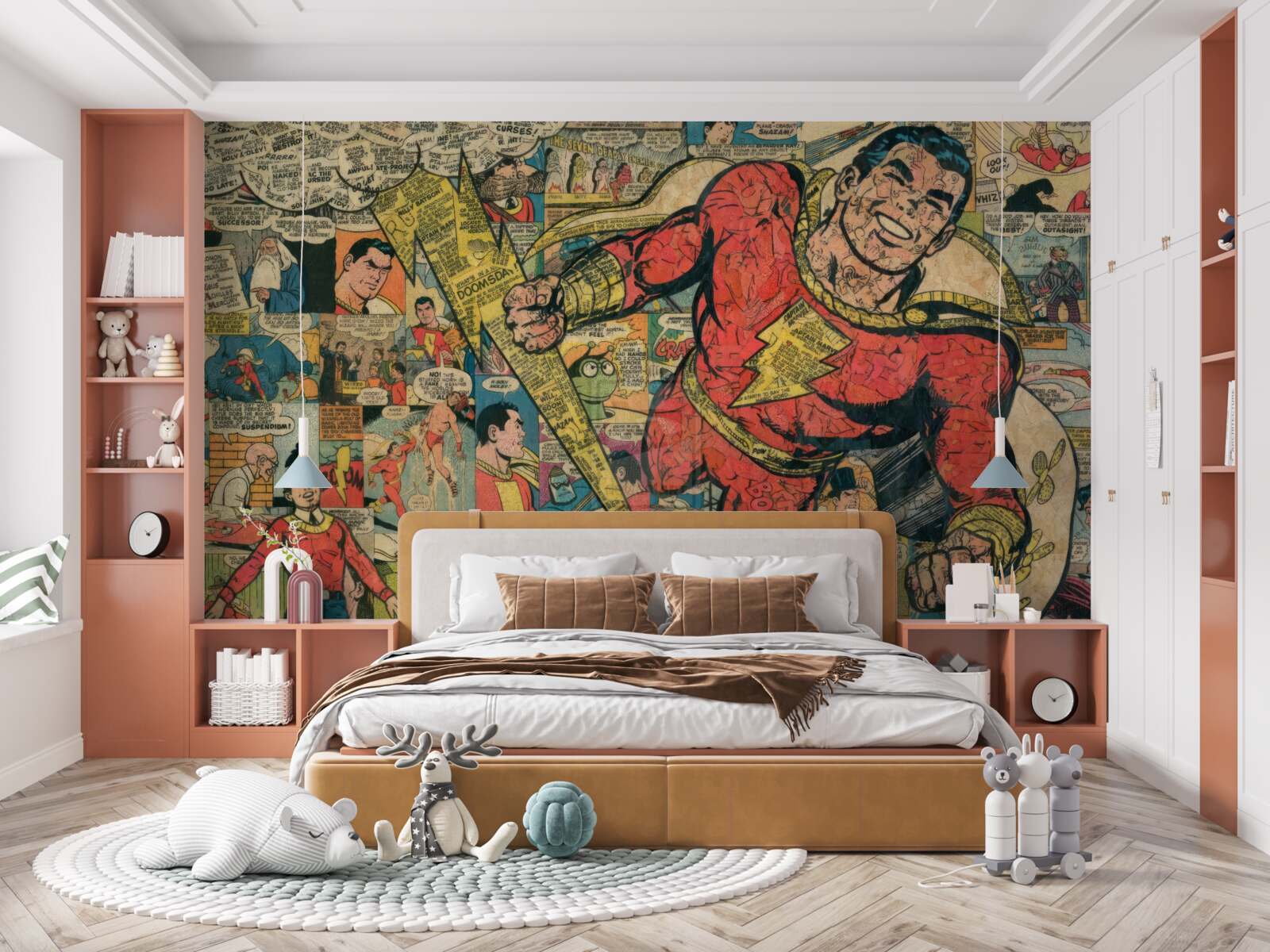 Fototapeta fragmenty komiksów