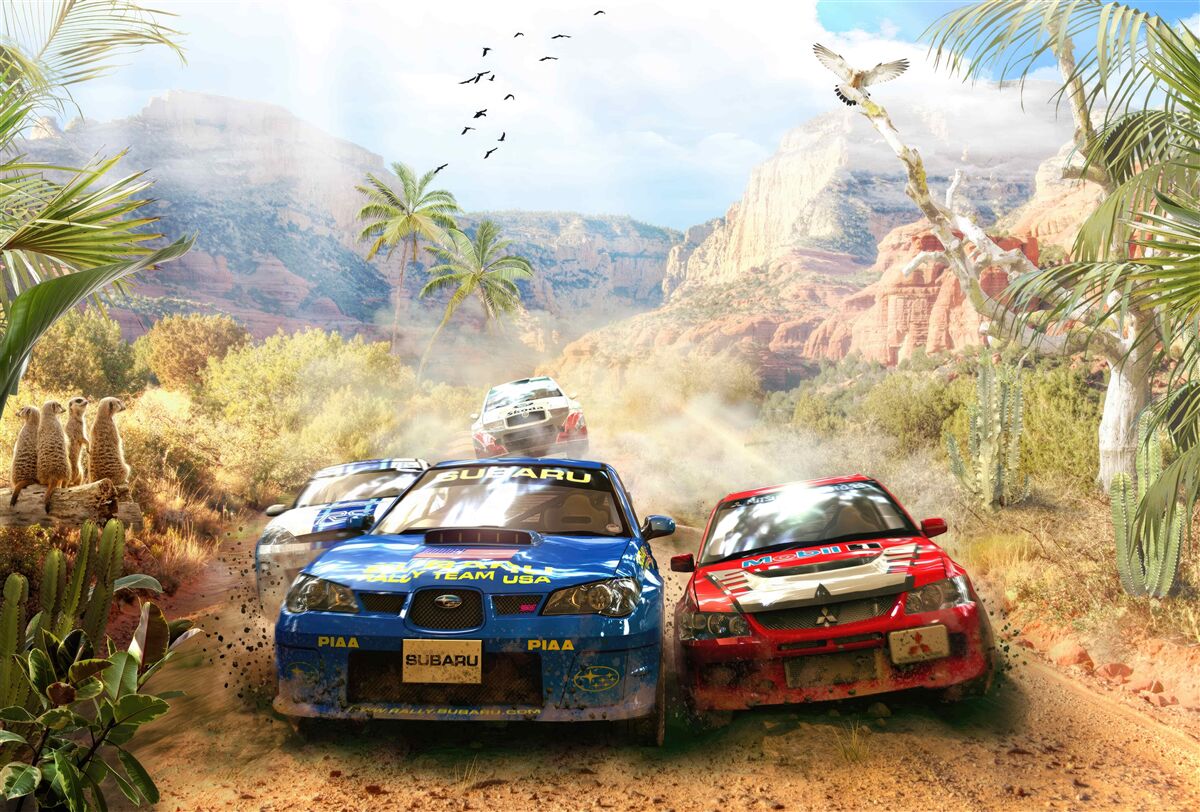 Fototapeta wyścigi pustynne