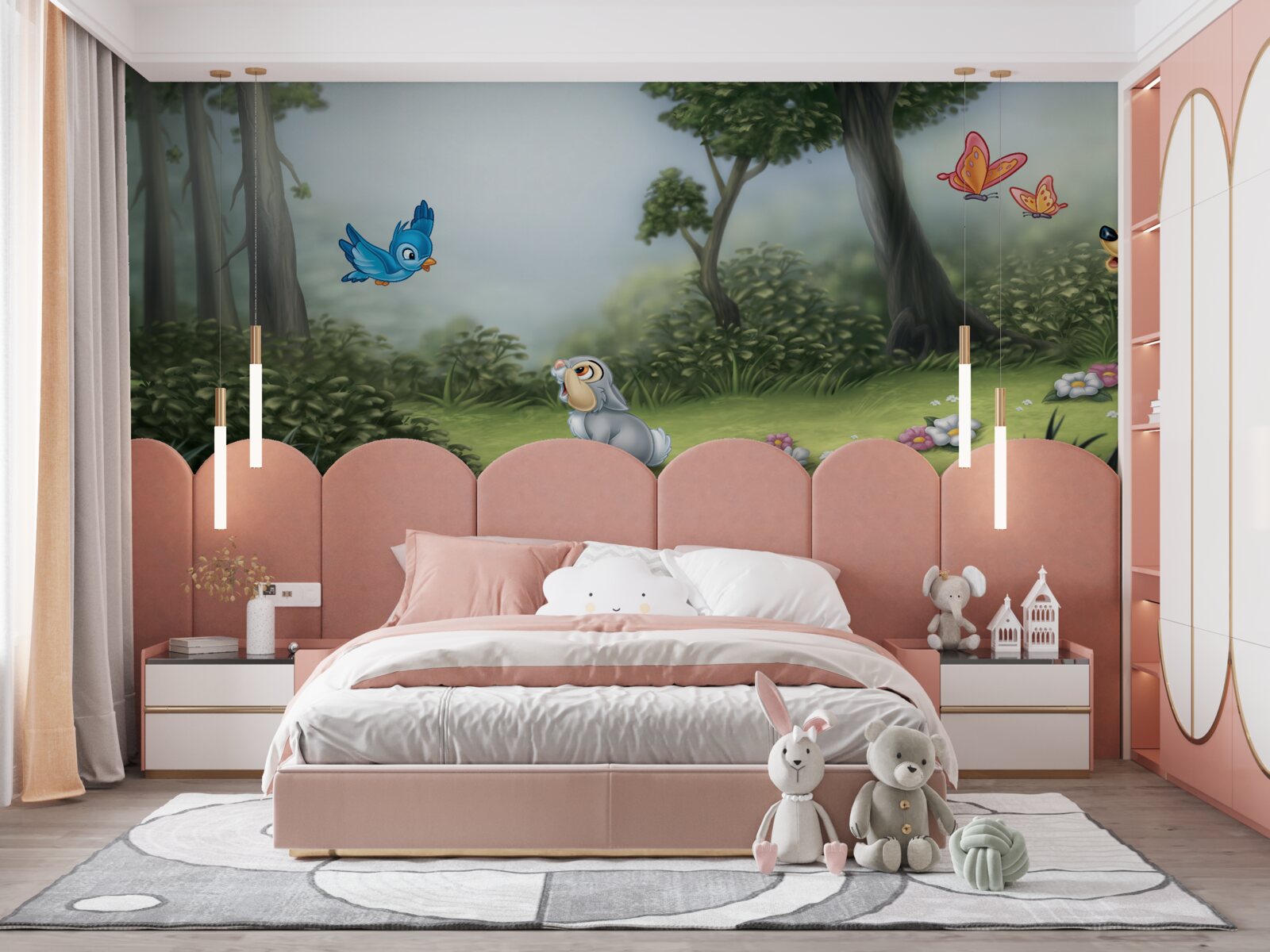 Fototapeta fabuła inspirowana jest kreskówką „bambi”