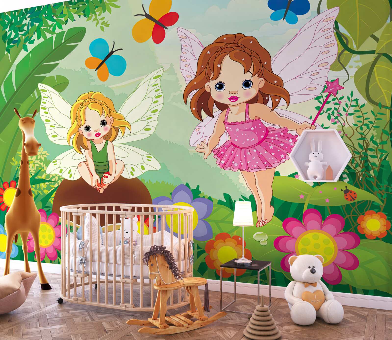 Fototapeta wróżkowe dziewczyny w lesie