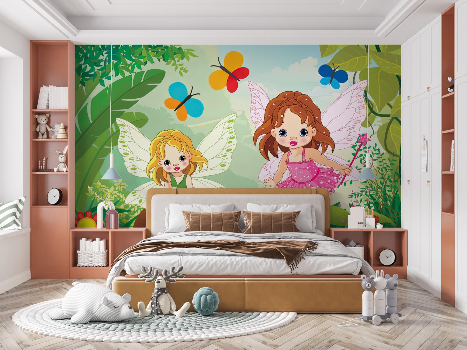 Fototapeta wróżkowe dziewczyny w lesie