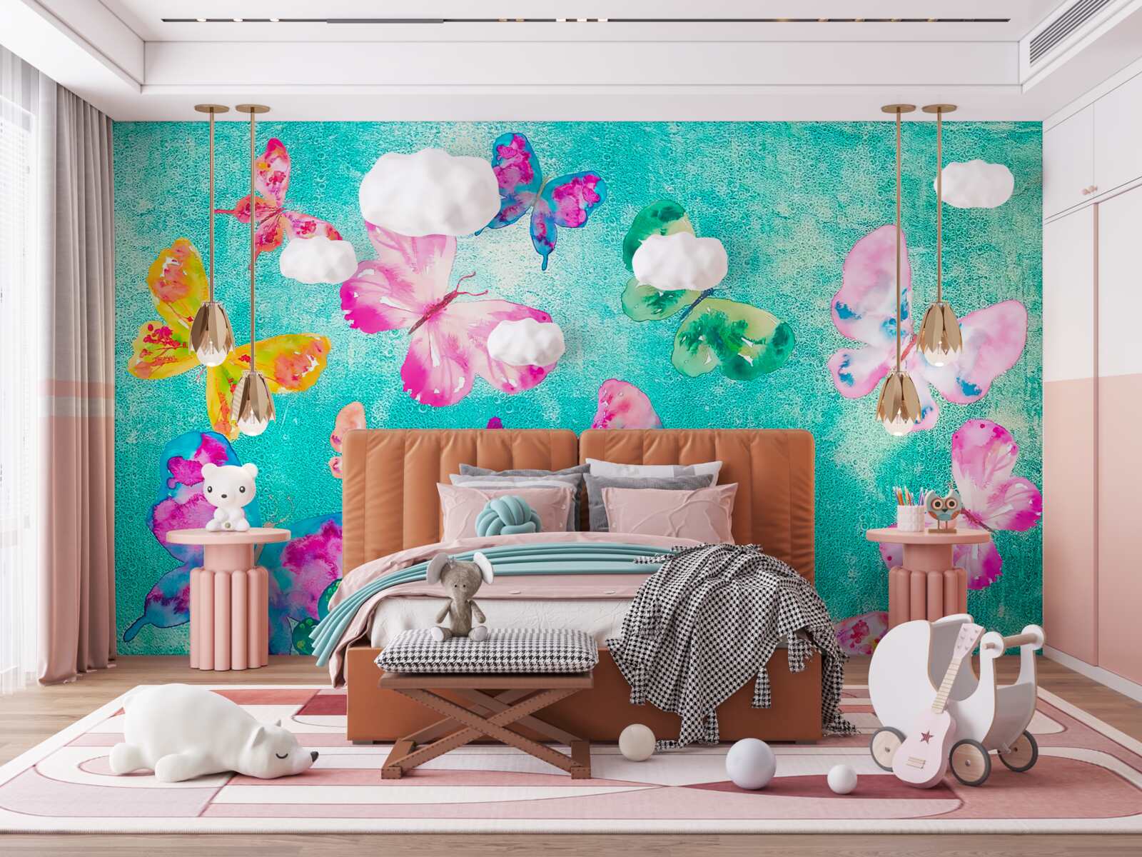 Fototapeta motyle wszystkich kolorów