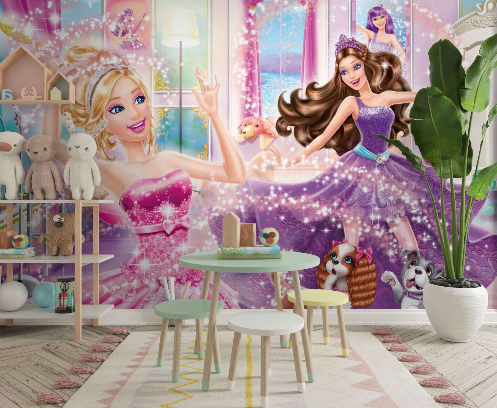 Fototapeta tańczące księżniczki