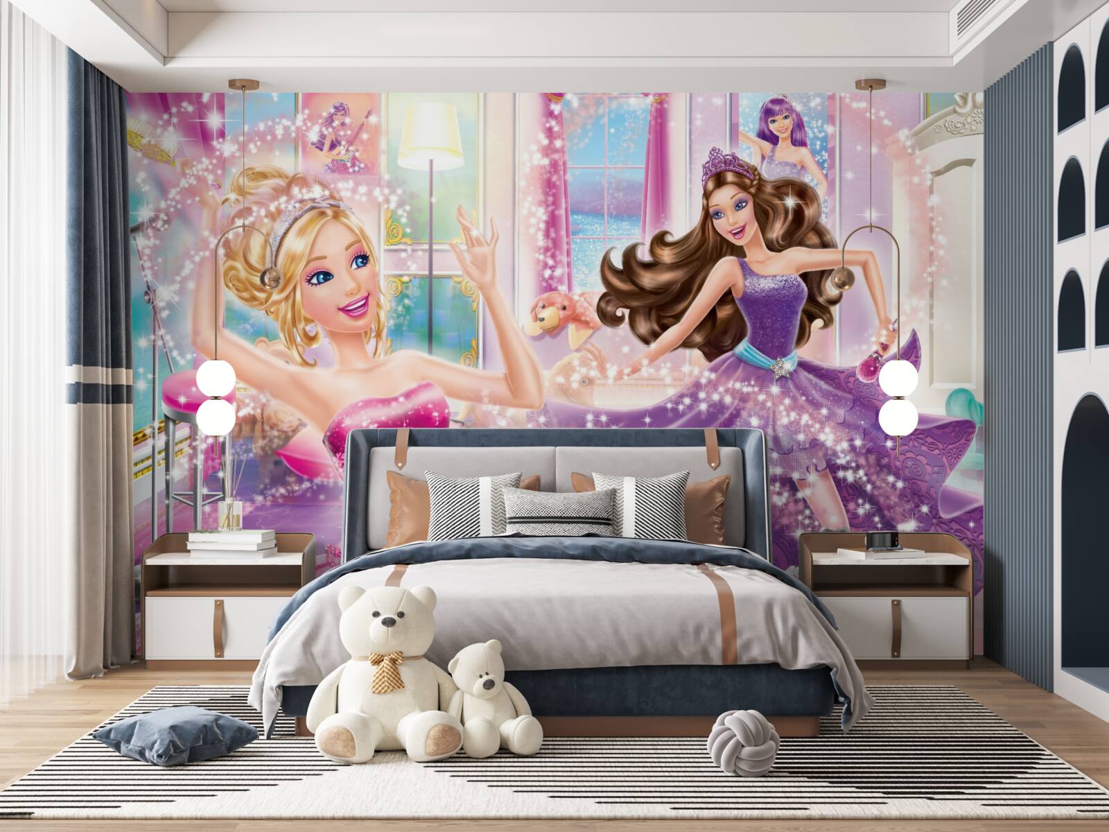 Fototapeta tańczące księżniczki