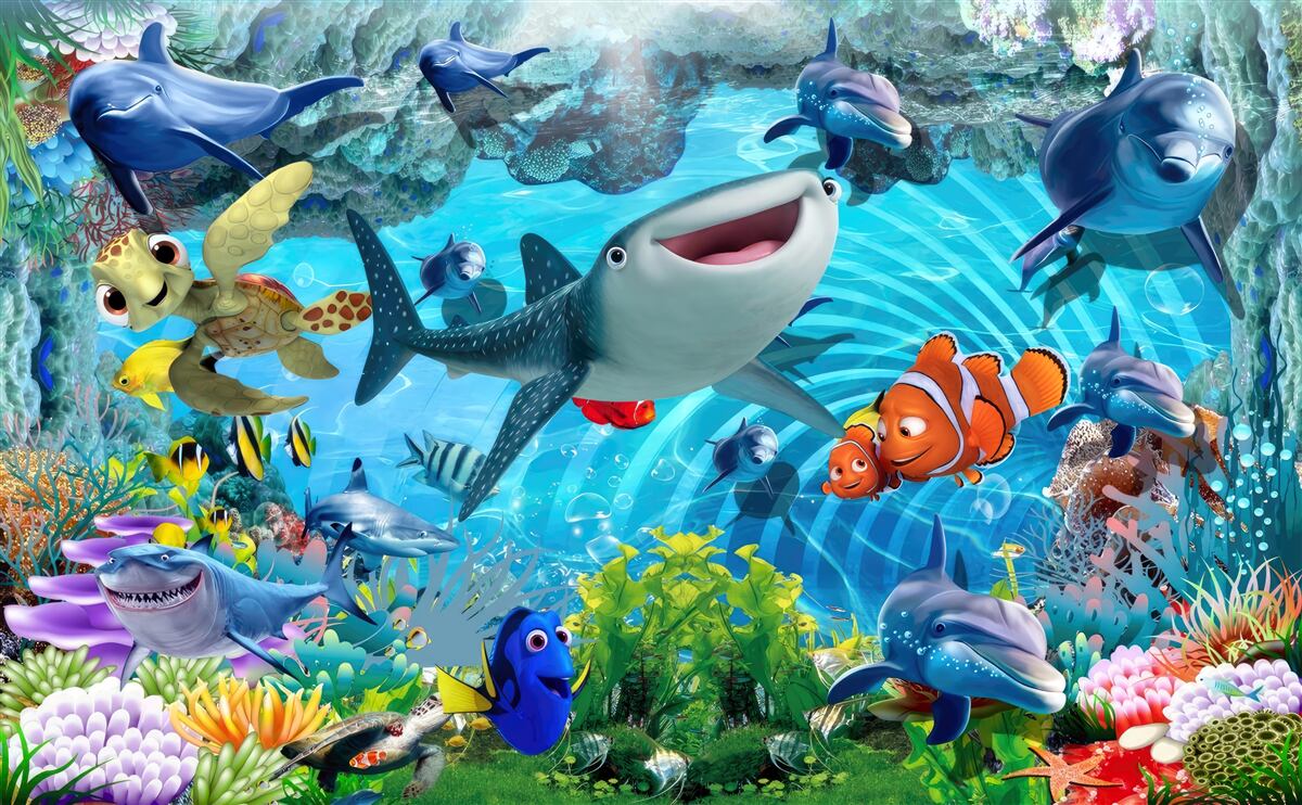 Fototapeta podwodne królestwo zabawy