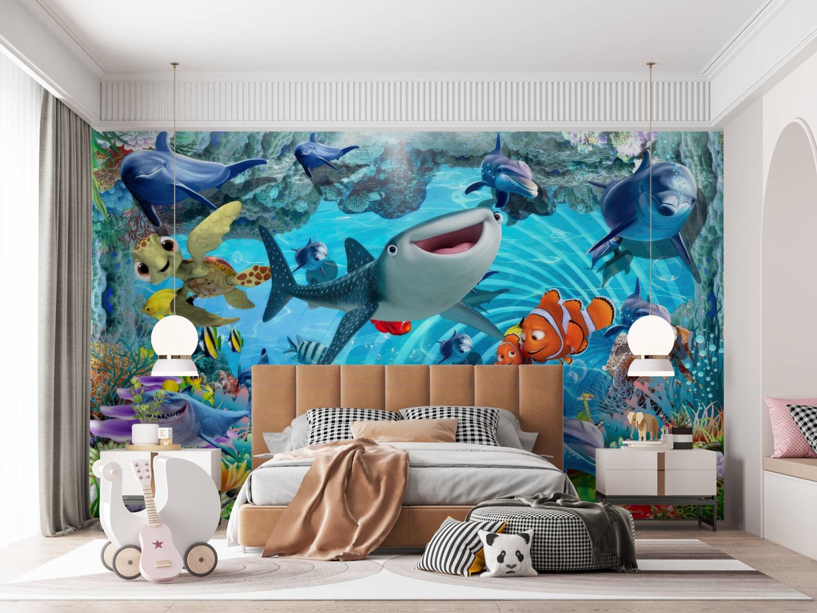 Fototapeta podwodne królestwo zabawy