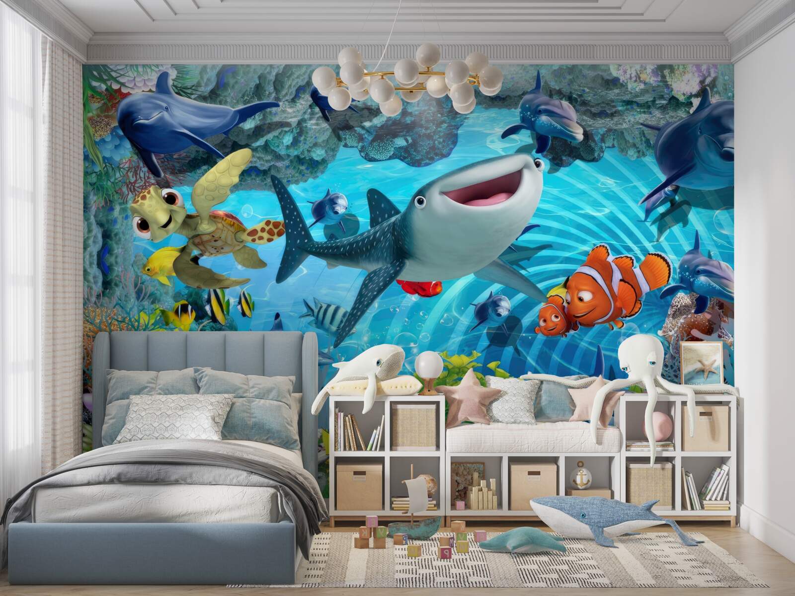 Fototapeta podwodne królestwo zabawy