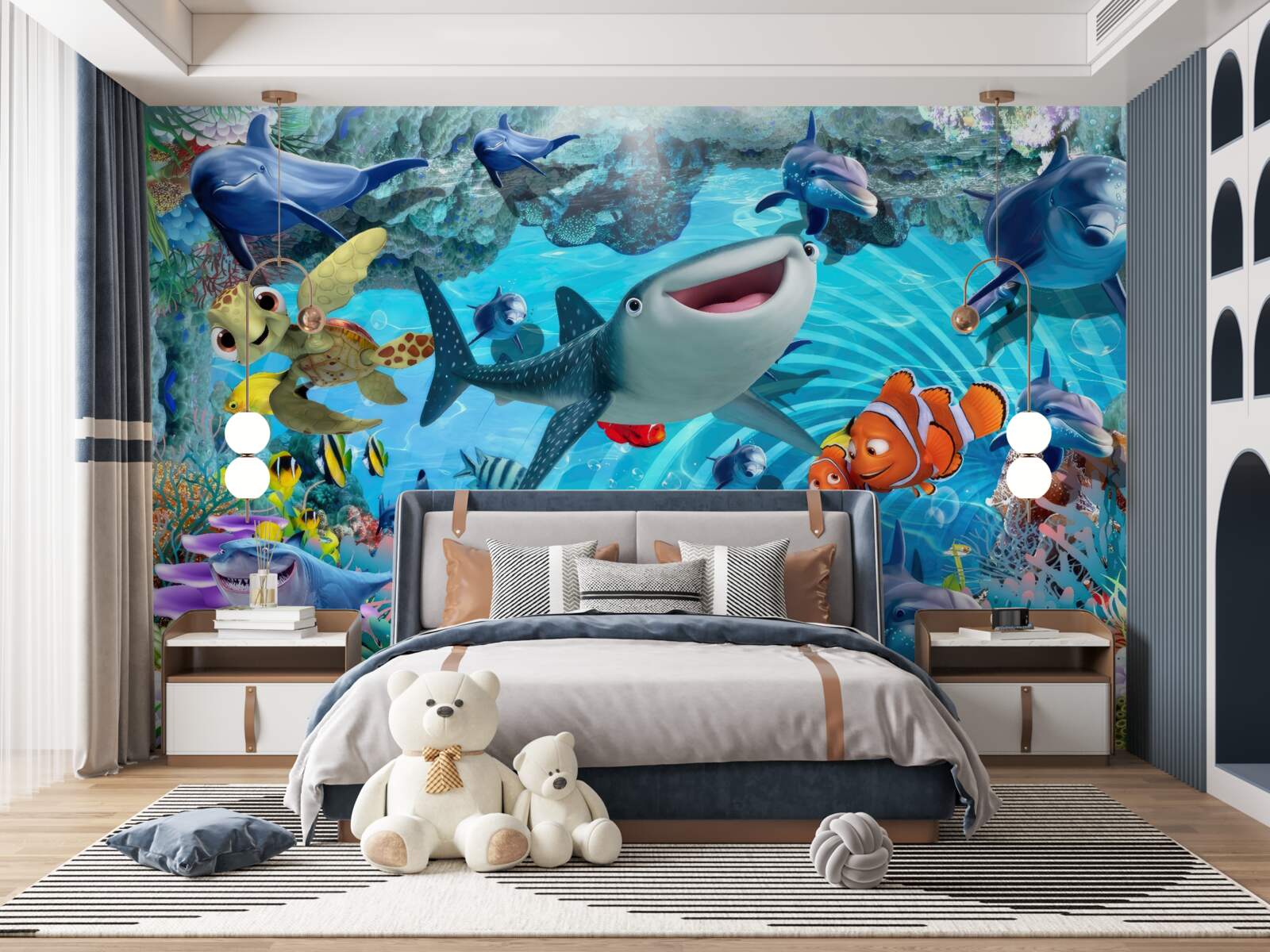 Fototapeta podwodne królestwo zabawy