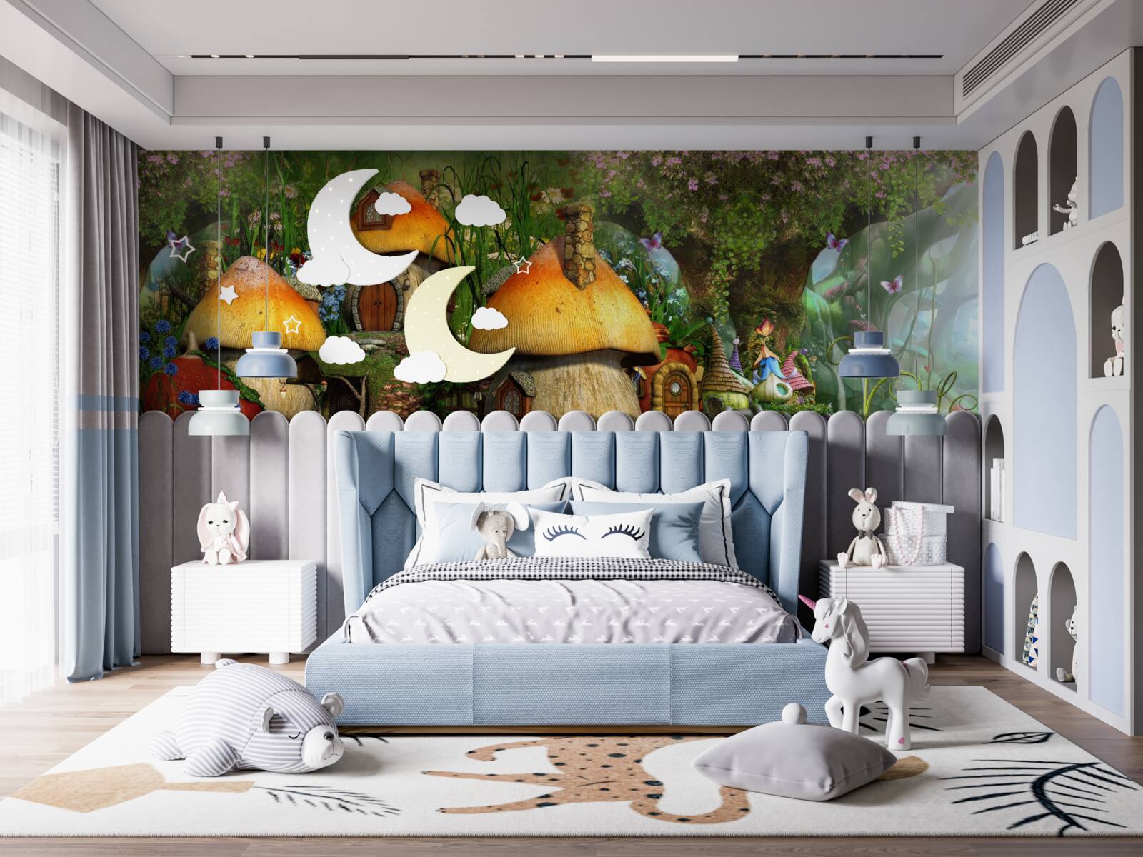 Fototapeta bajkowa wioska