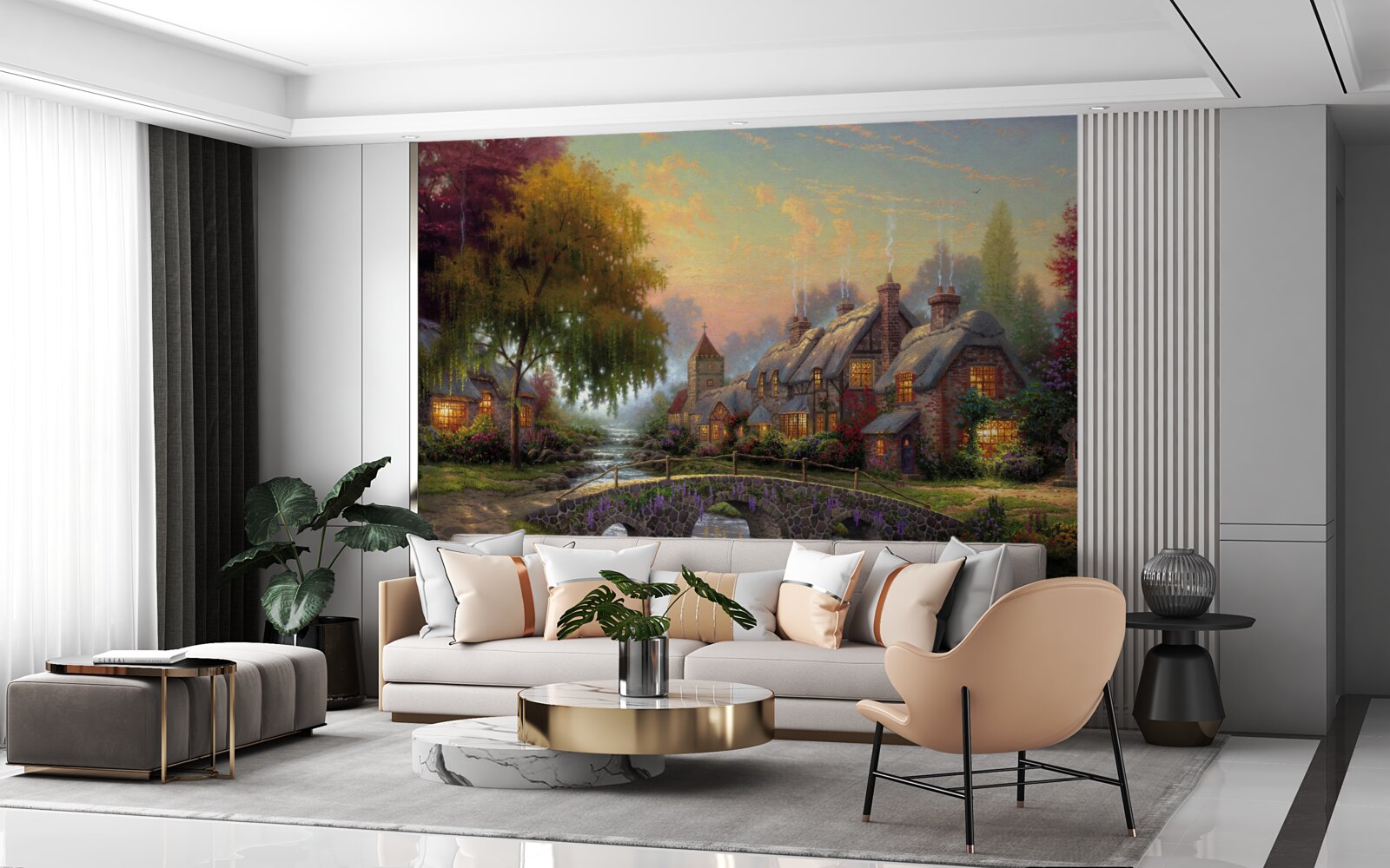 Fototapeta krajobraz wiejski