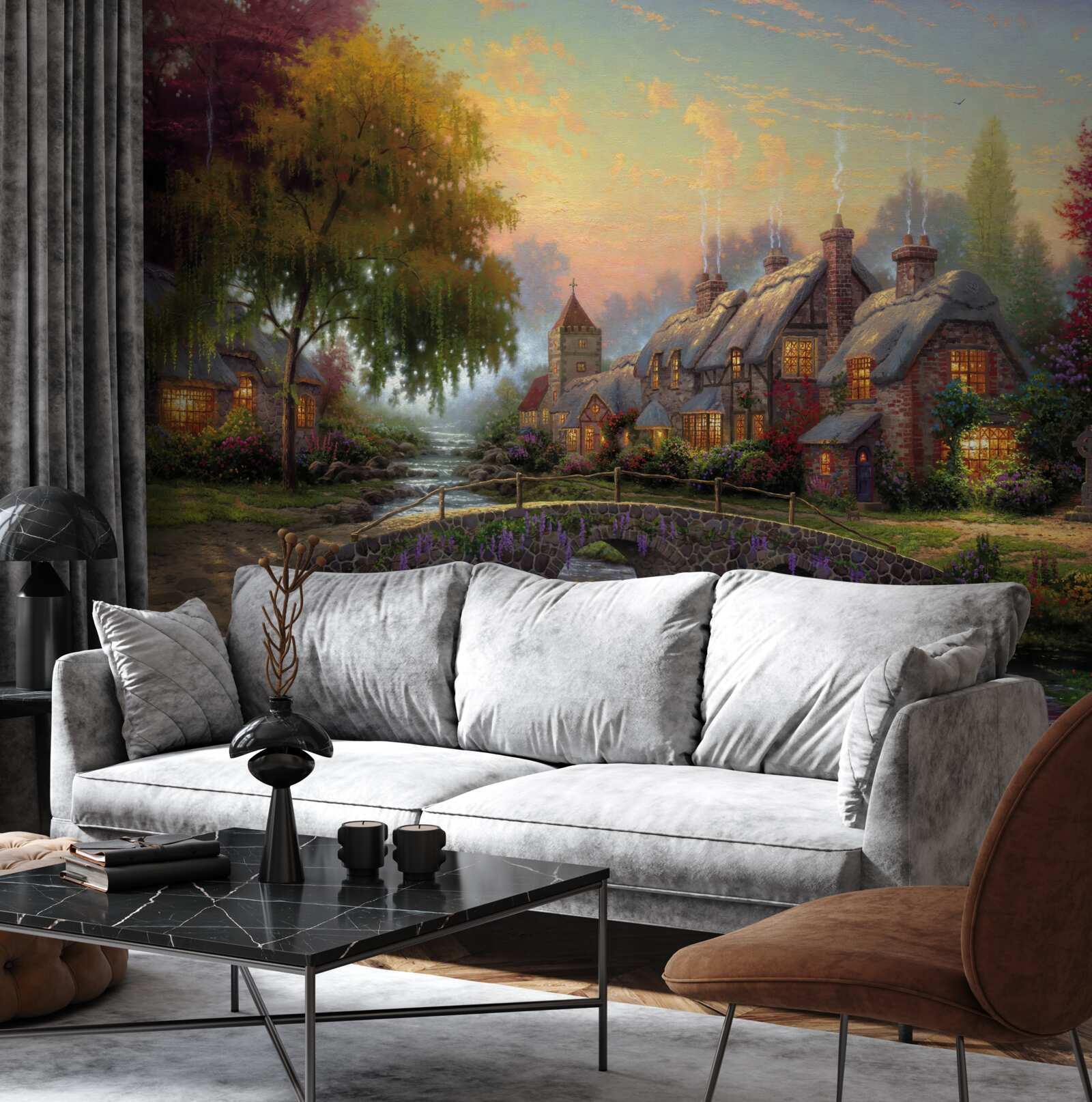 Fototapeta krajobraz wiejski