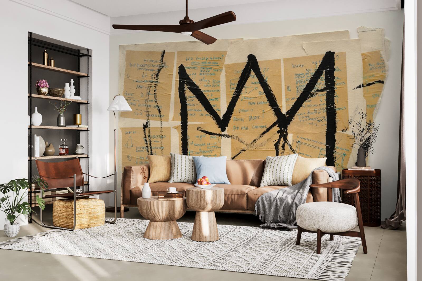 Fototapeta czarna korona przedstawiona na banknotach