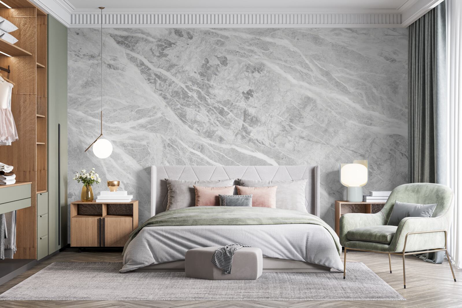 Fototapeta szare marmurowe tło