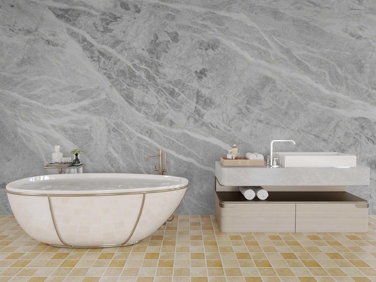 Fototapeta szare marmurowe tło