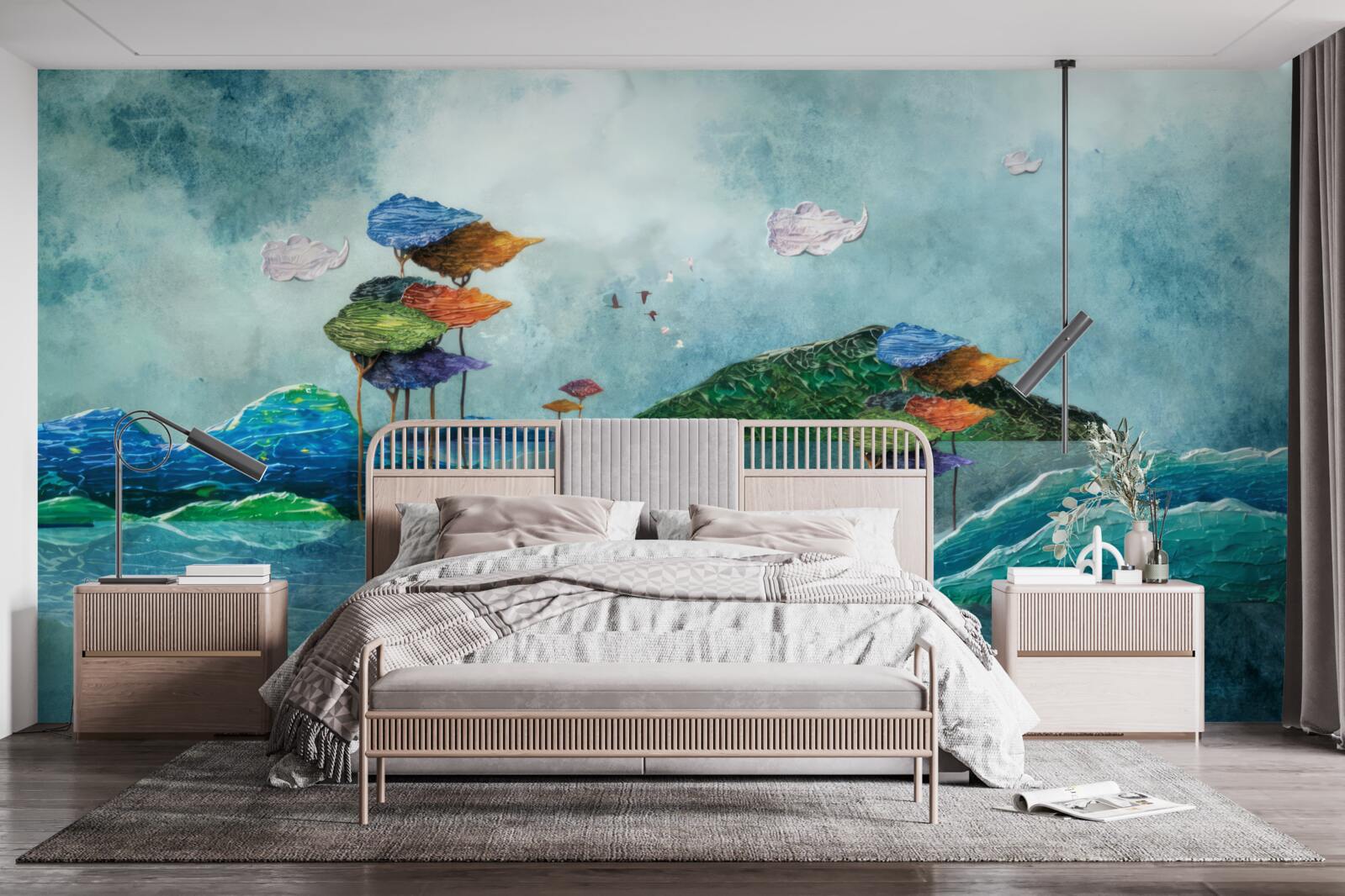 Fototapeta wyspa przedstawiona na obrazie