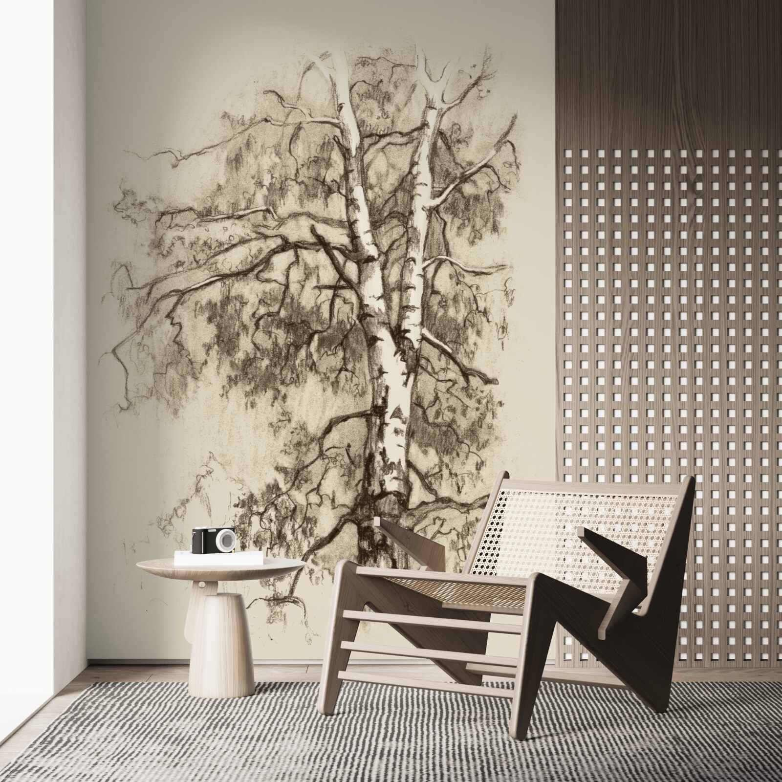 Fototapeta na zdjęciu brzoza