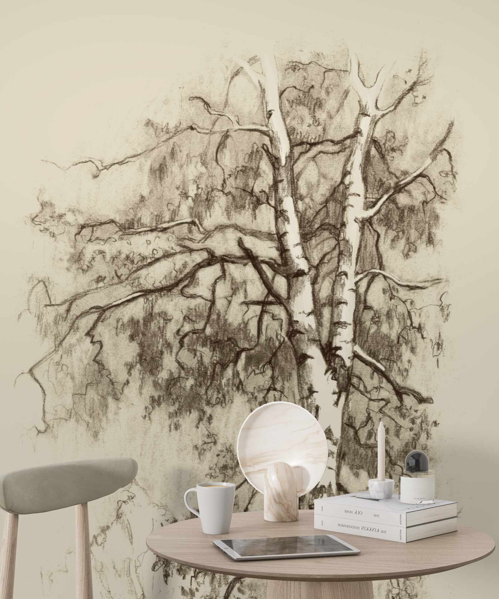 Fototapeta na zdjęciu brzoza