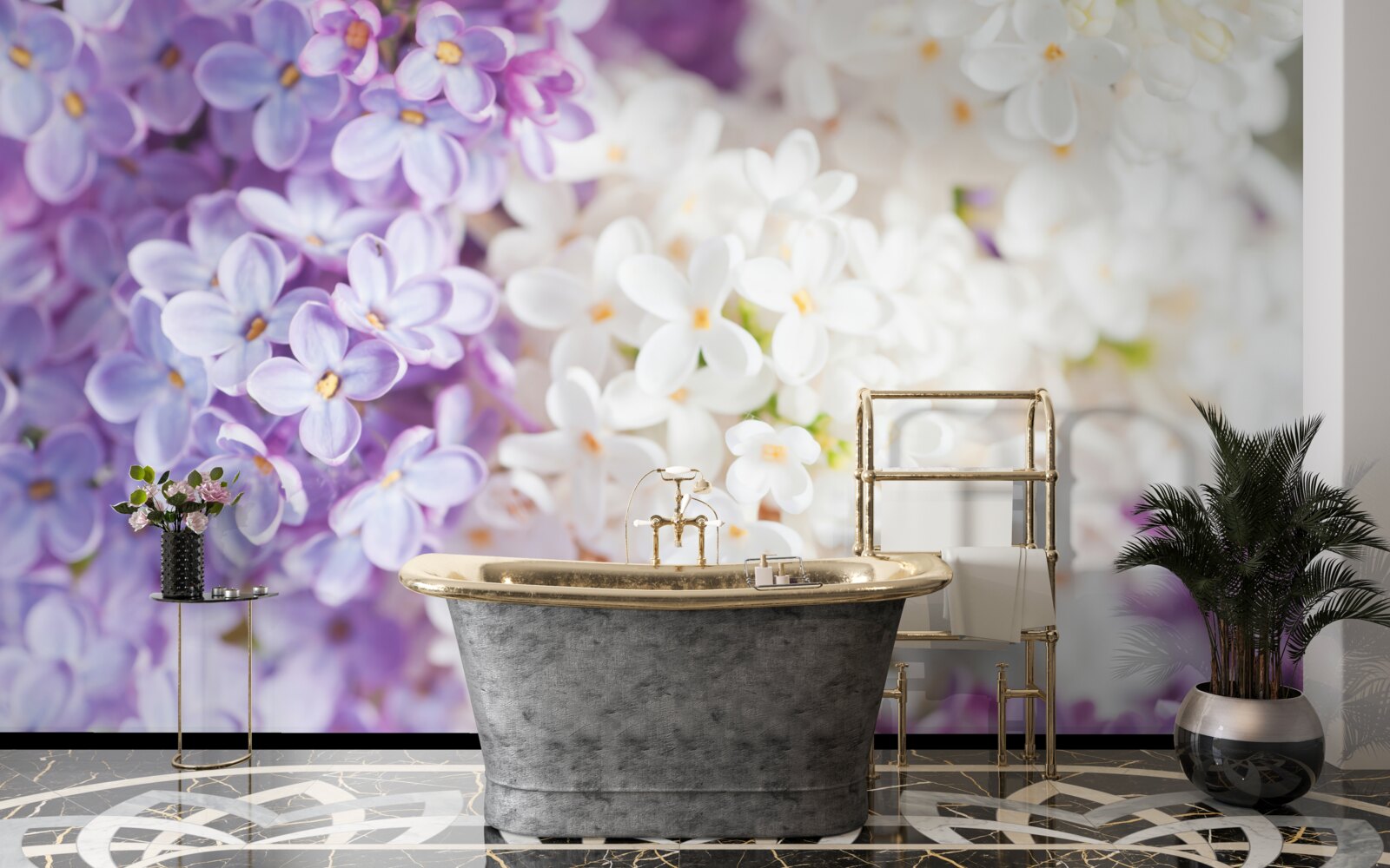 Fototapeta wiosną kwitną bzy