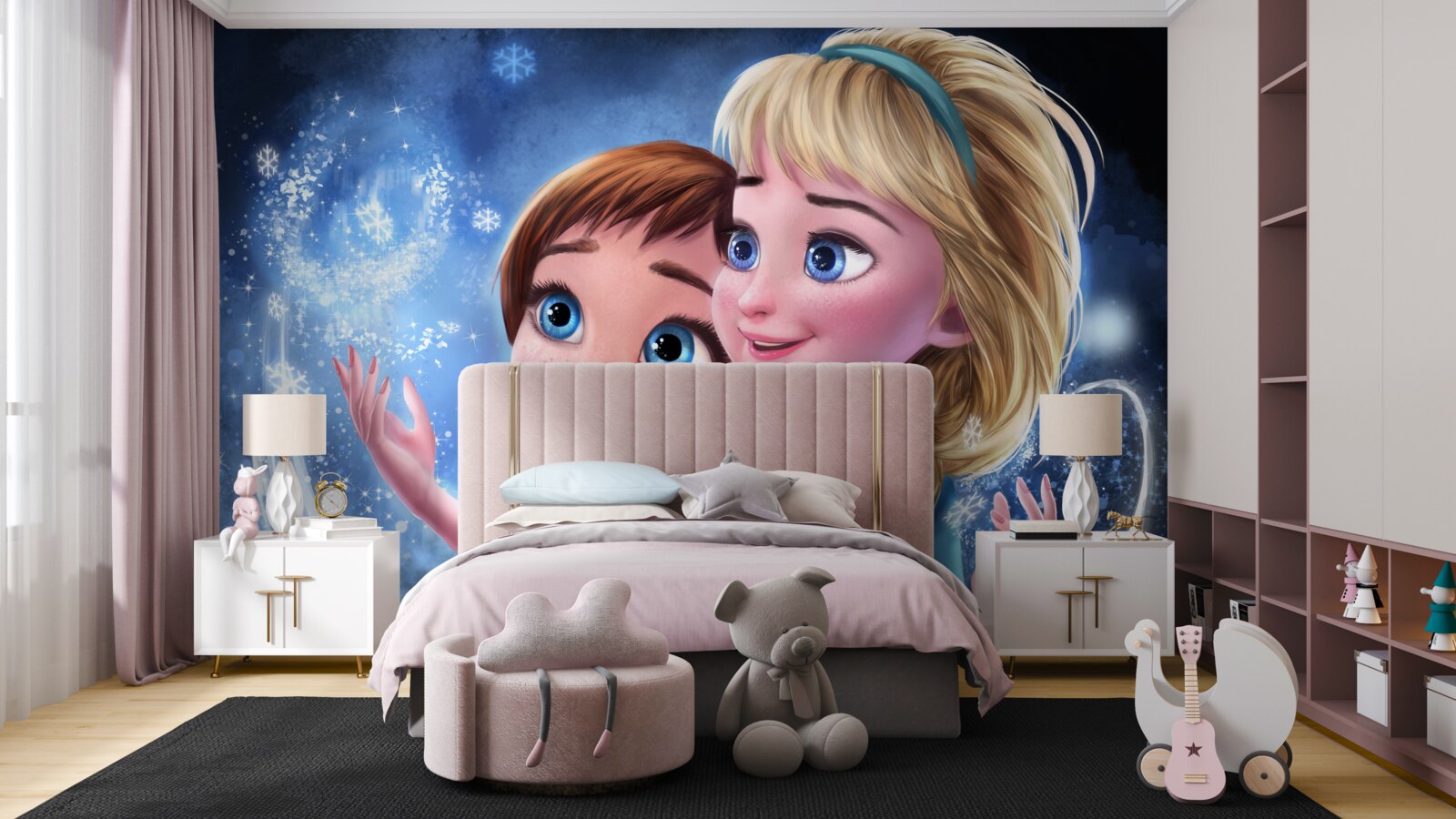 Fototapeta dwie uśmiechnięte dziewczyny