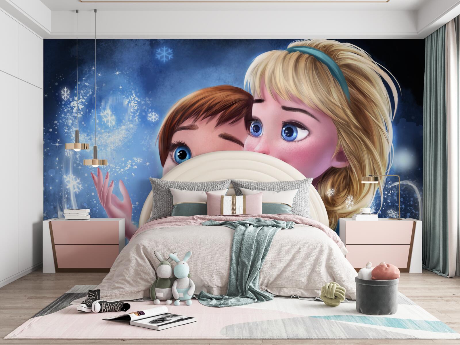 Fototapeta dwie uśmiechnięte dziewczyny