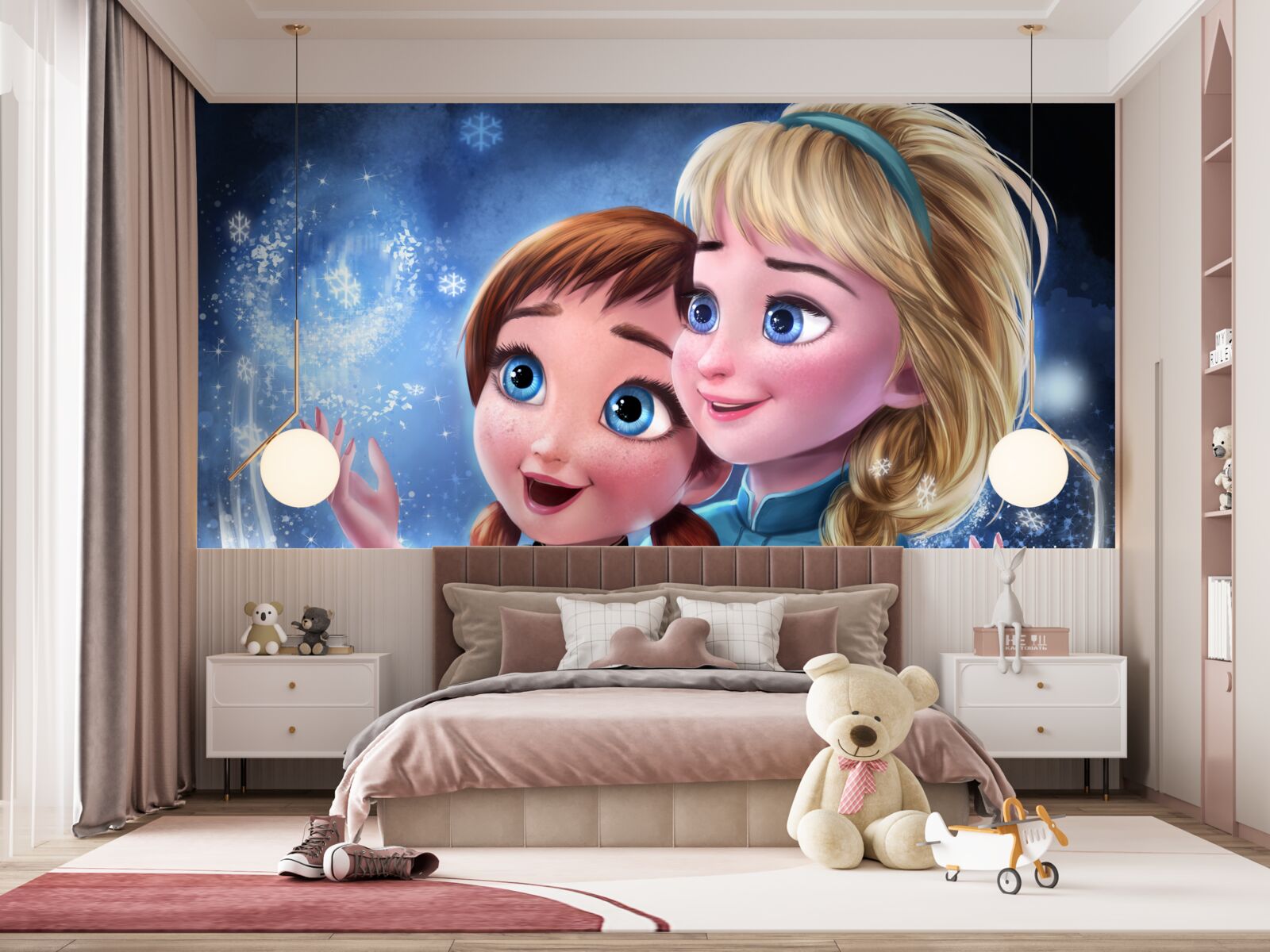 Fototapeta dwie uśmiechnięte dziewczyny