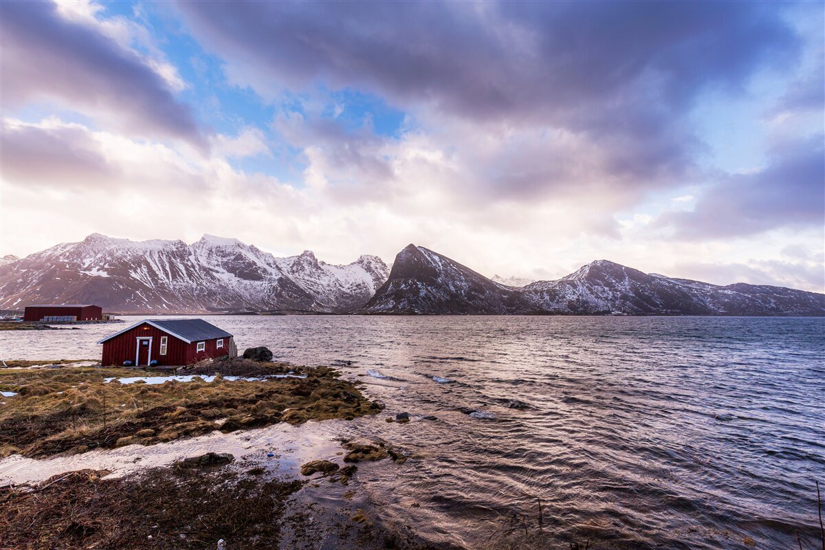 Fototapeta chmury nieba i woda