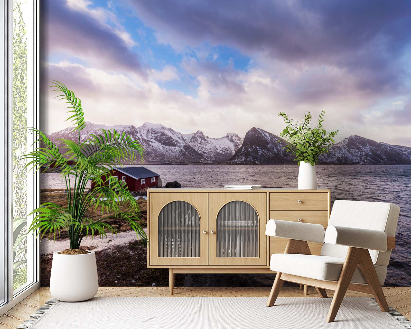 Fototapeta chmury nieba i woda