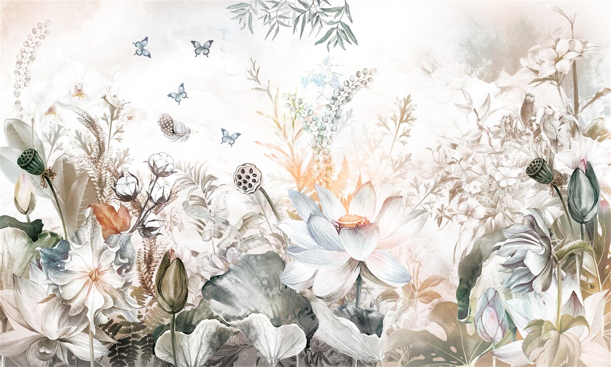 Fototapeta niezwykłe kwiaty i rośliny