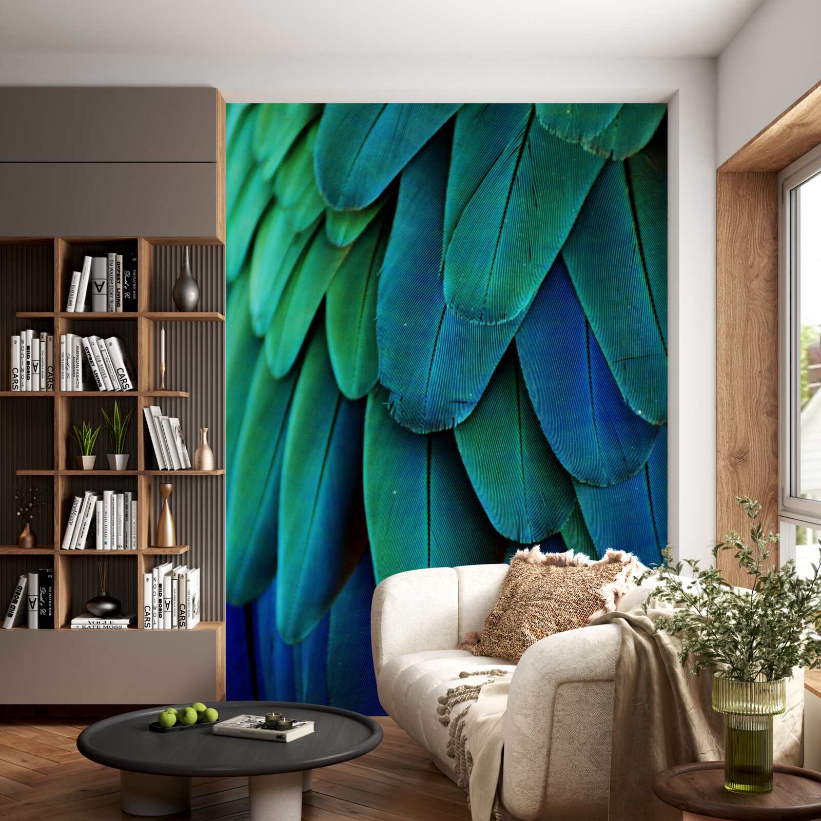 Fototapeta liście są duże i ciemnozielone