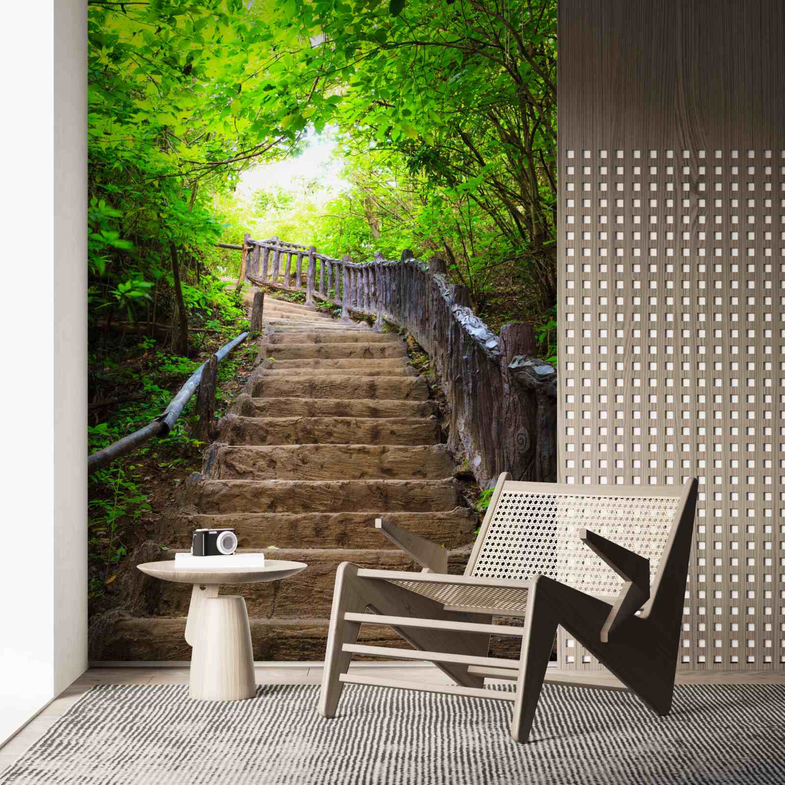 Fototapeta zielone schody