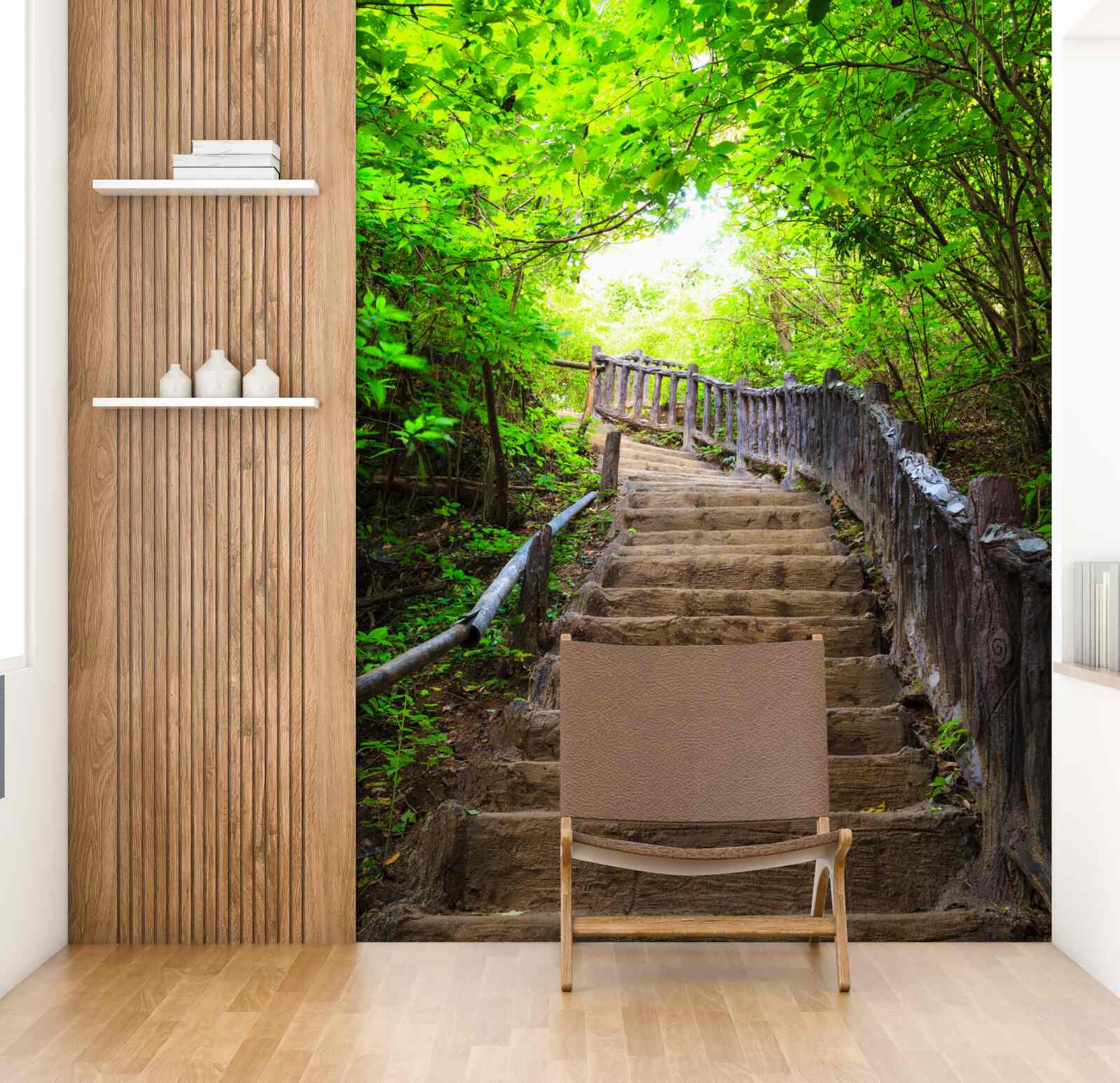 Fototapeta zielone schody