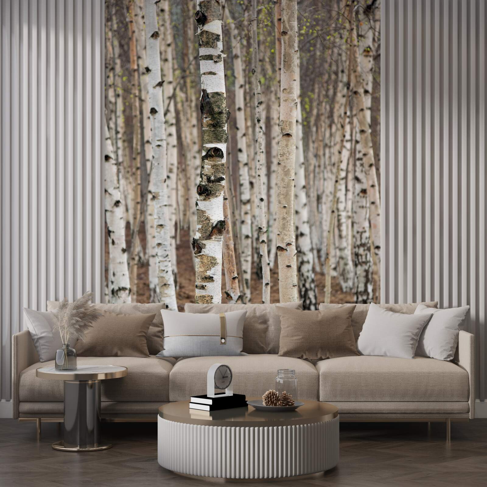 Fototapeta brzozy w lesie