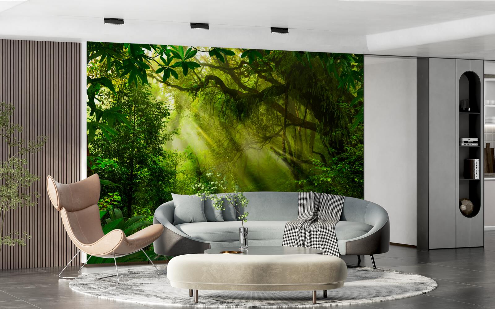 Fototapeta most w głębi lasu