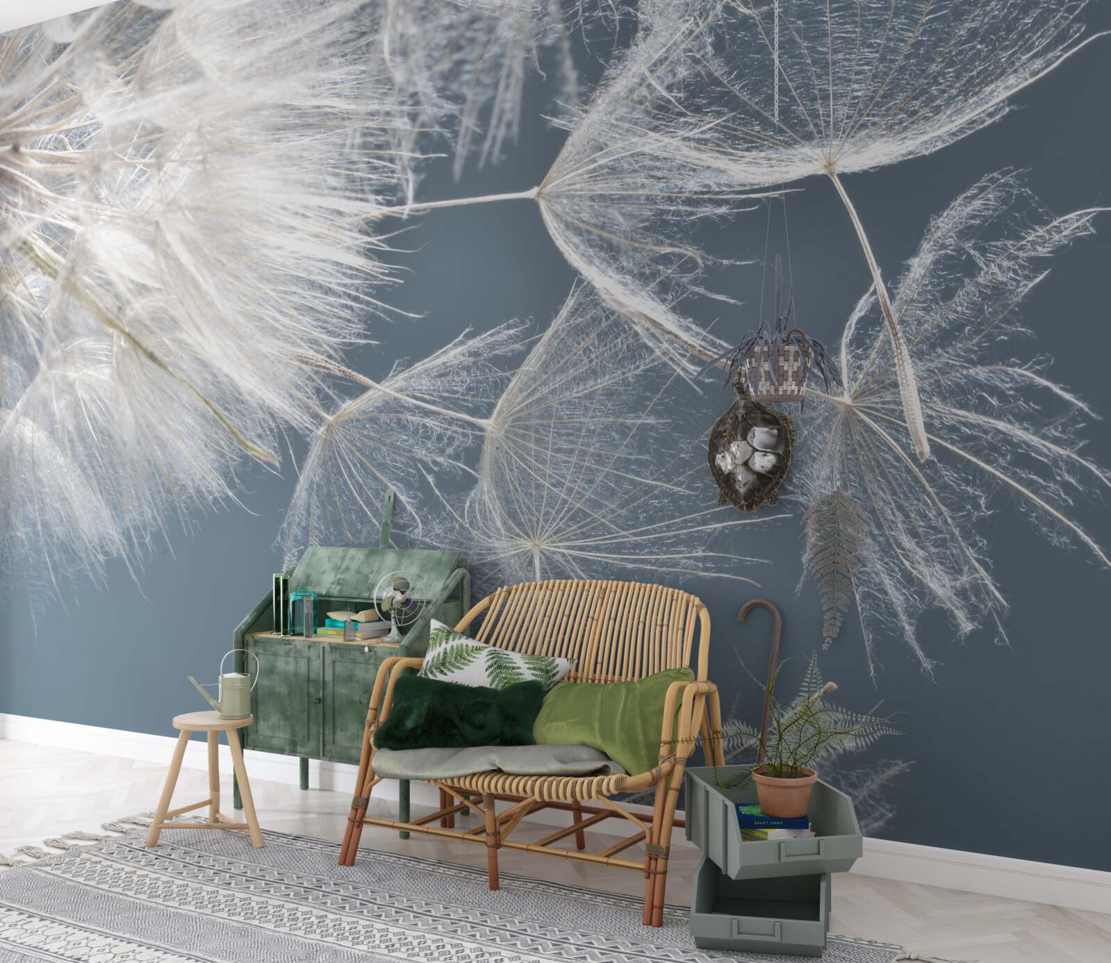 Fototapeta fotografia makro mniszka lekarskiego