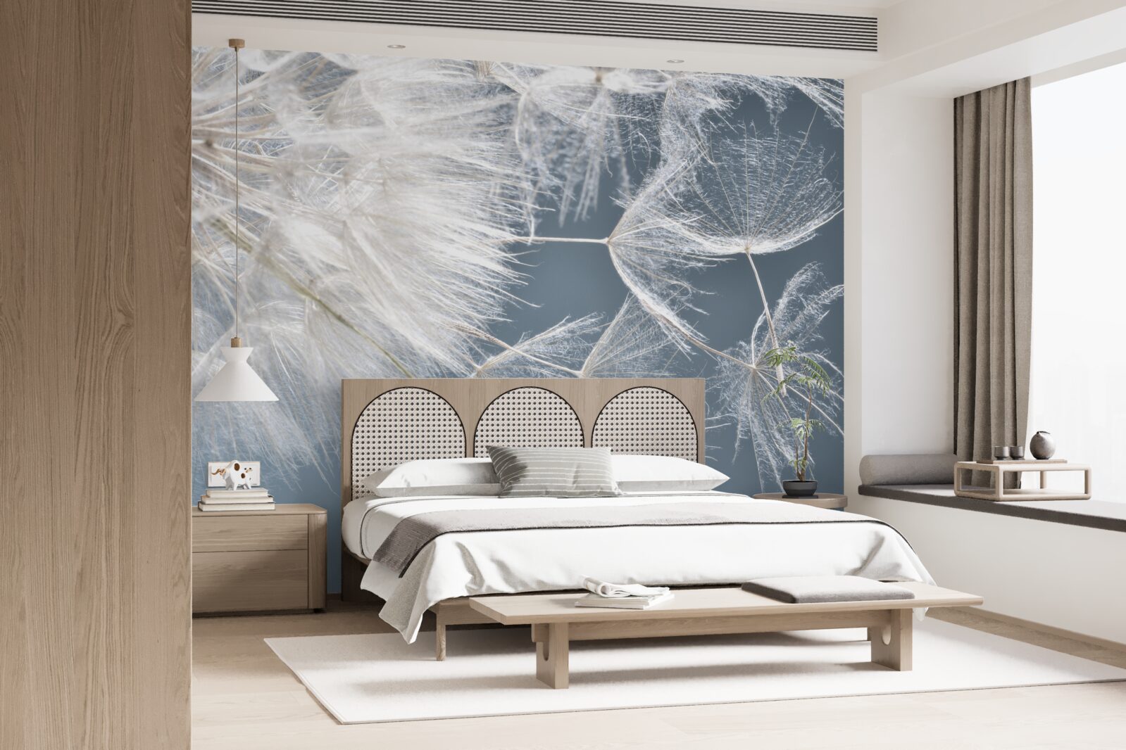 Fototapeta fotografia makro mniszka lekarskiego