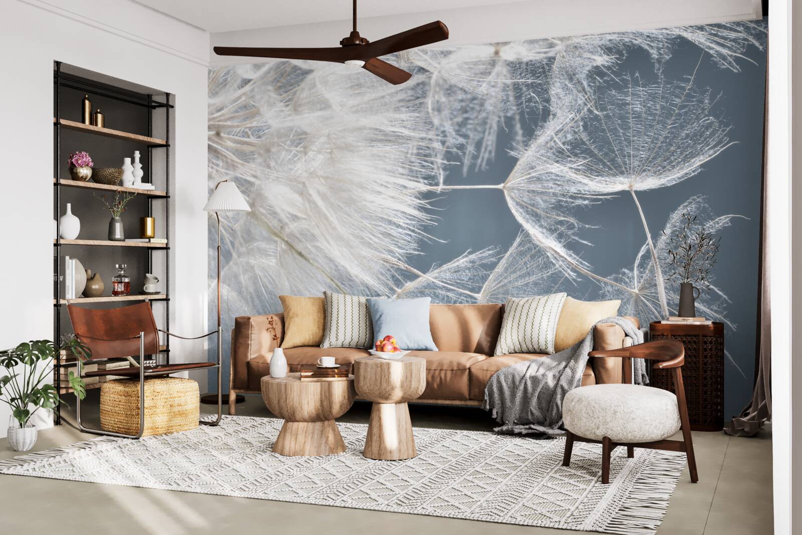 Fototapeta fotografia makro mniszka lekarskiego