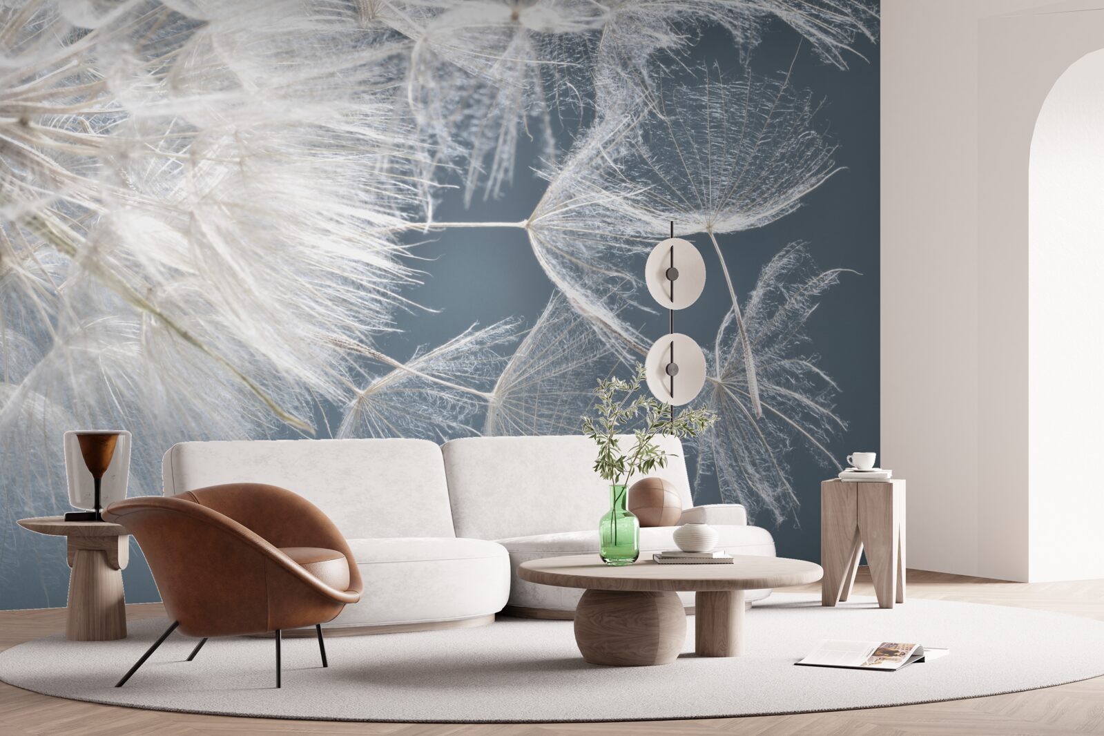 Fototapeta fotografia makro mniszka lekarskiego