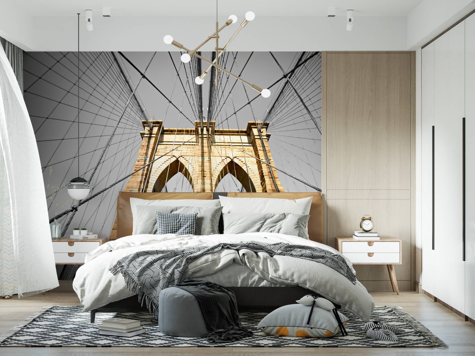 Fototapeta fascynujący widok na most