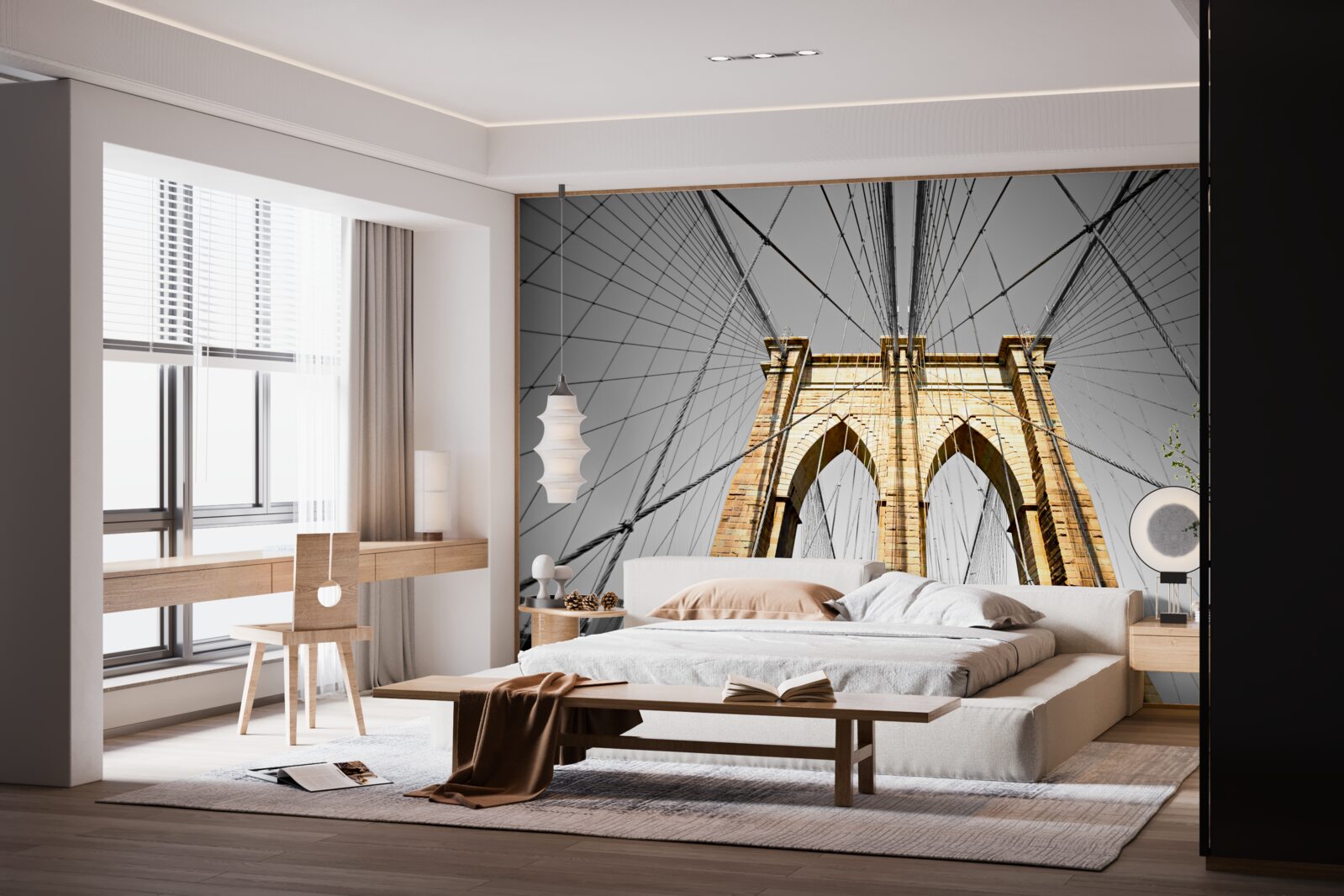 Fototapeta fascynujący widok na most