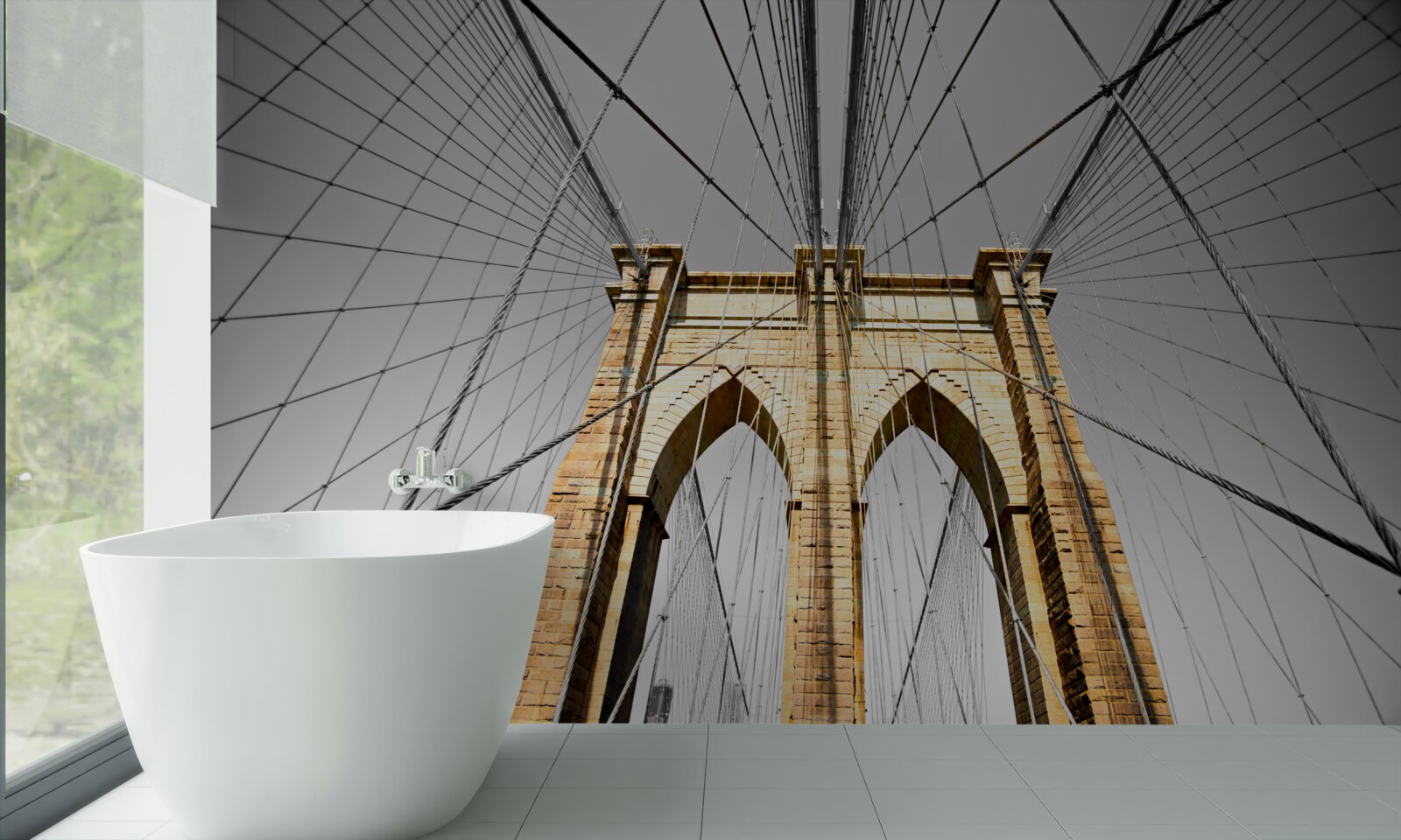 Fototapeta fascynujący widok na most