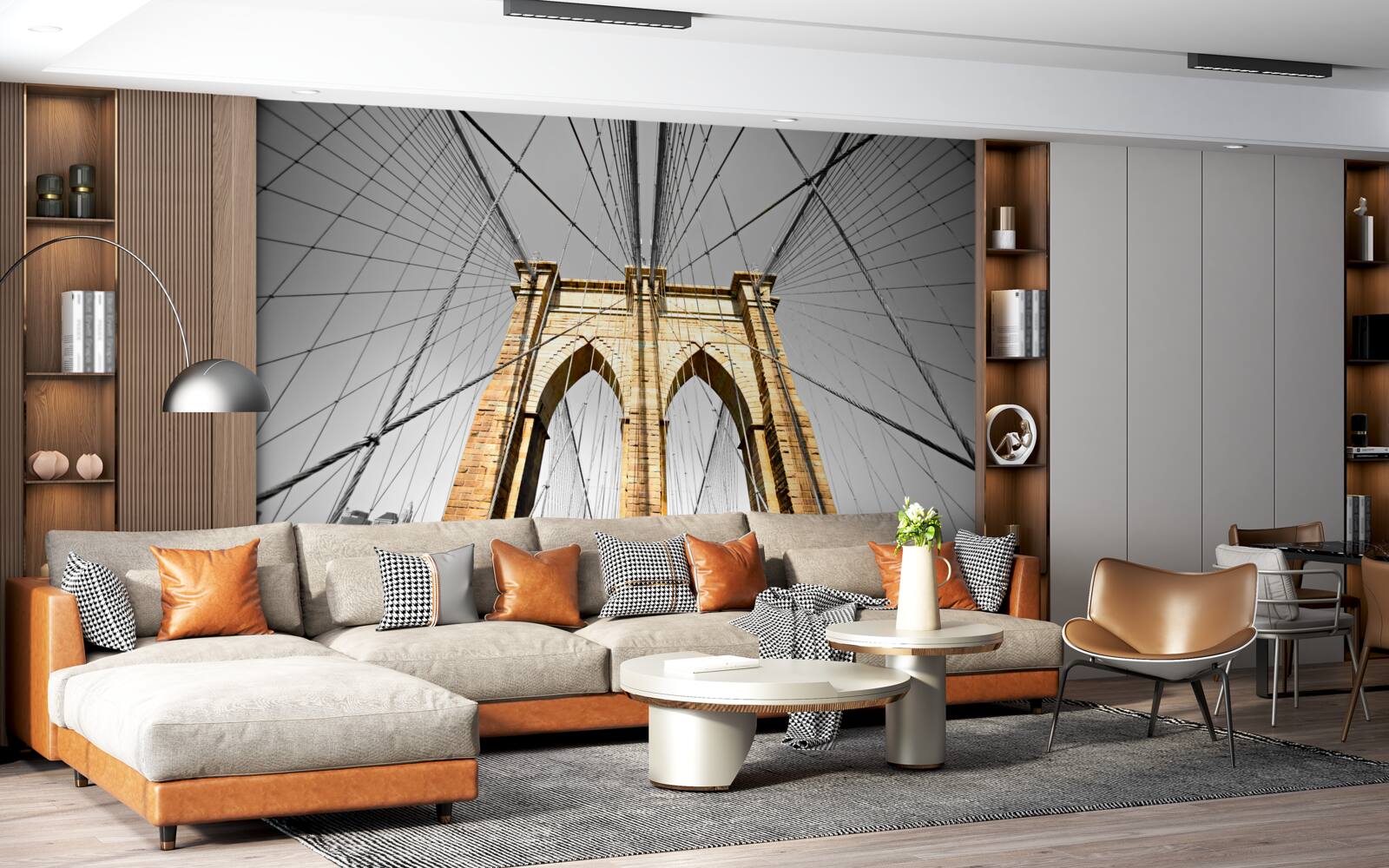 Fototapeta fascynujący widok na most