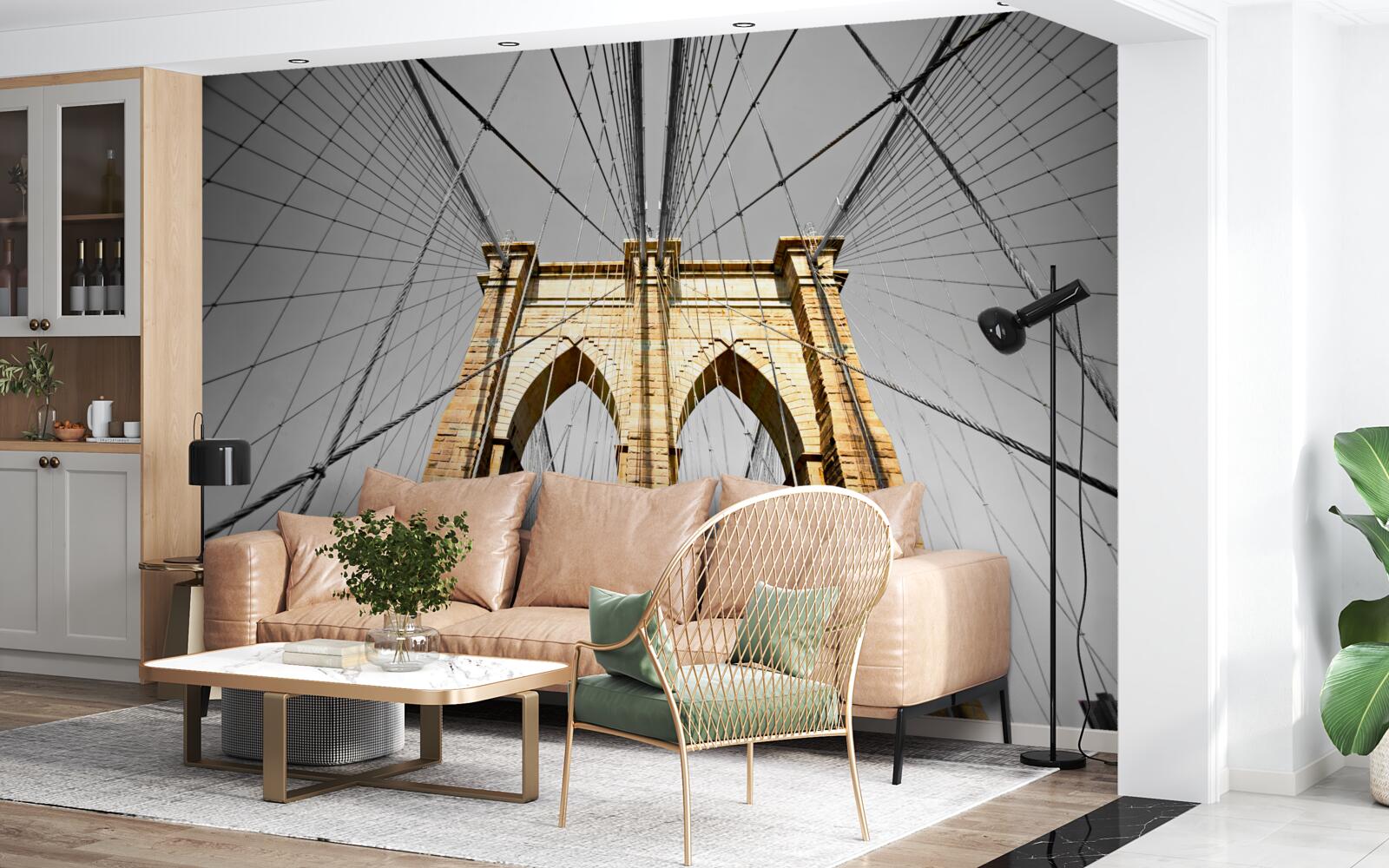 Fototapeta fascynujący widok na most