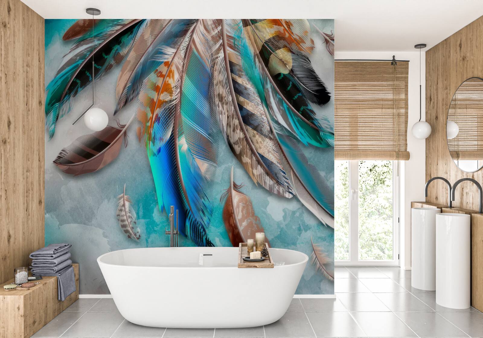 Fototapeta różnorodne i różne pióra