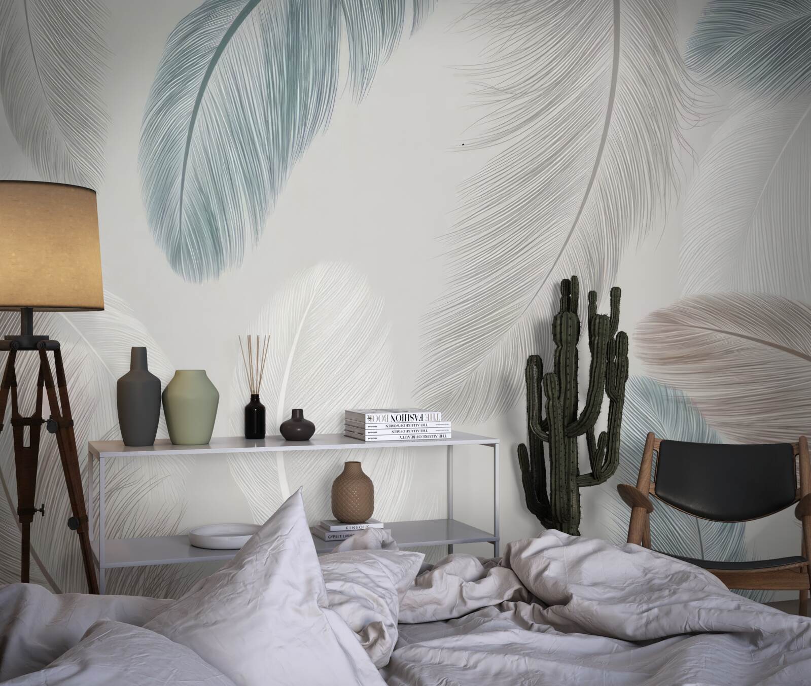 Fototapeta różne lekkie pióra