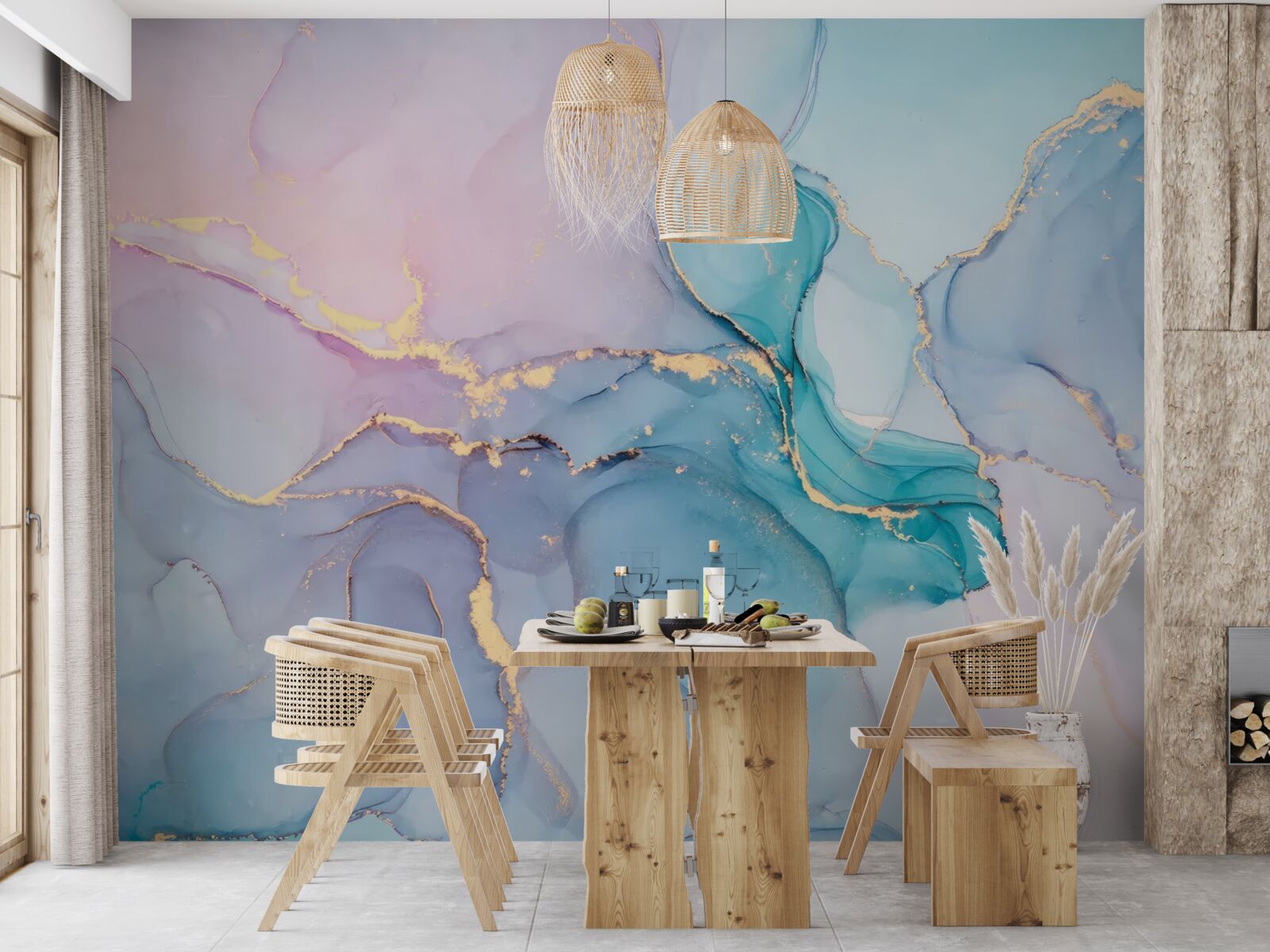 Fototapeta marmurowe tło w pastelowych kolorach