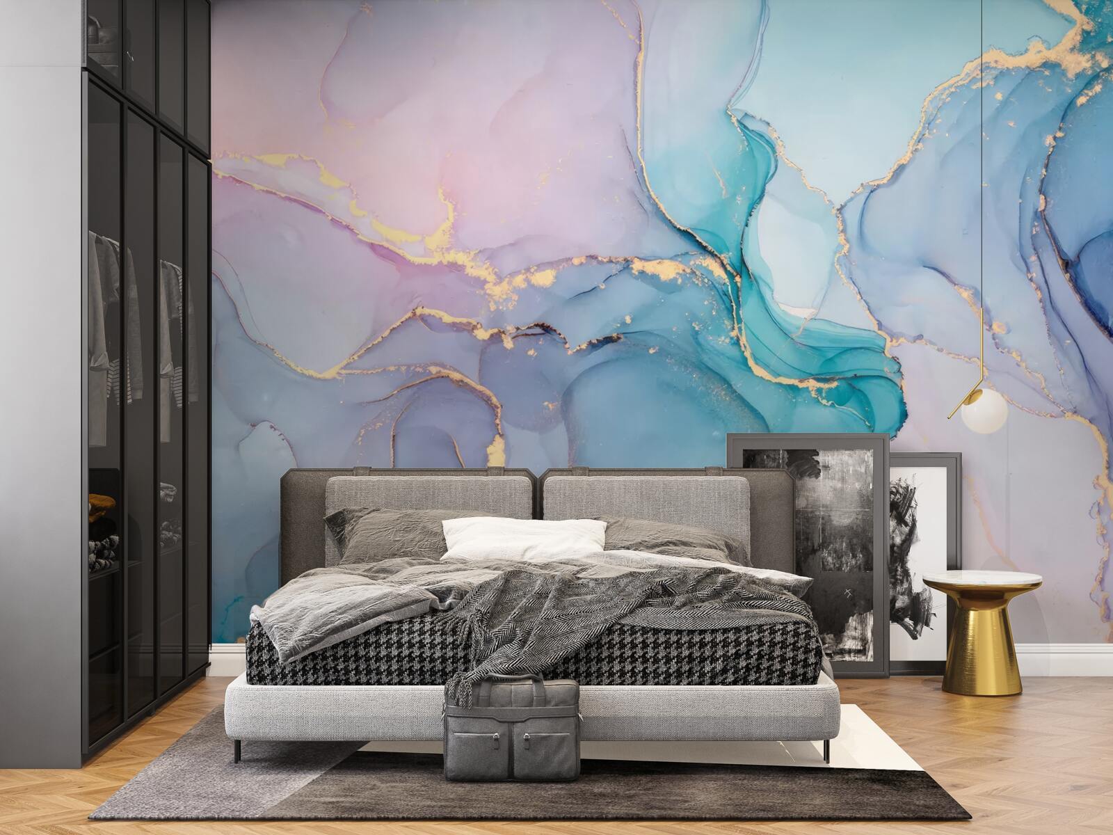 Fototapeta marmurowe tło w pastelowych kolorach