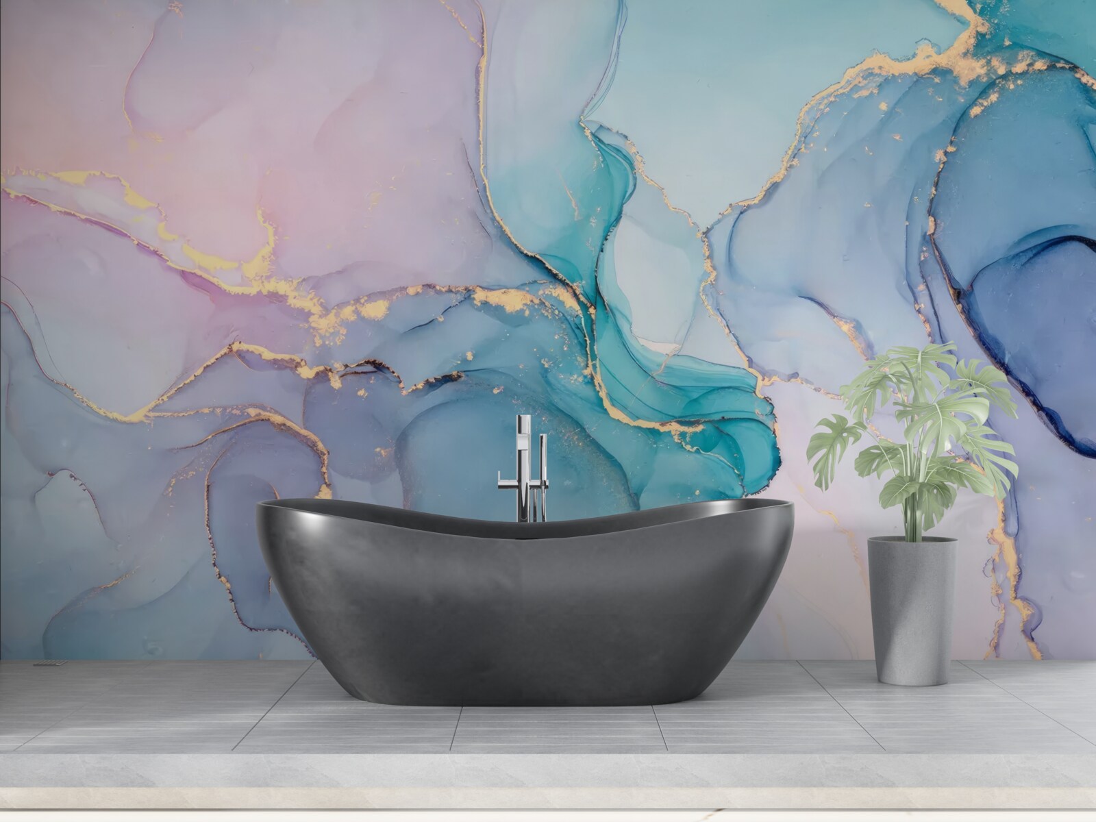 Fototapeta marmurowe tło w pastelowych kolorach