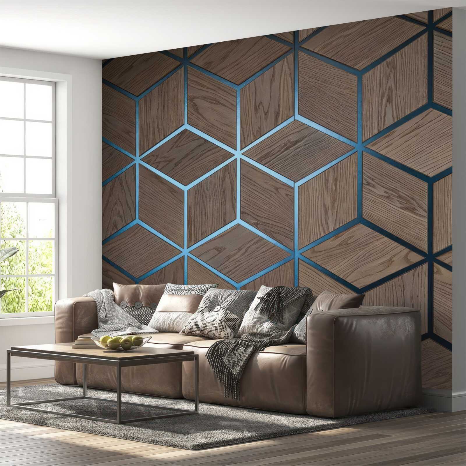 Fototapeta tło z wzorem parkietu